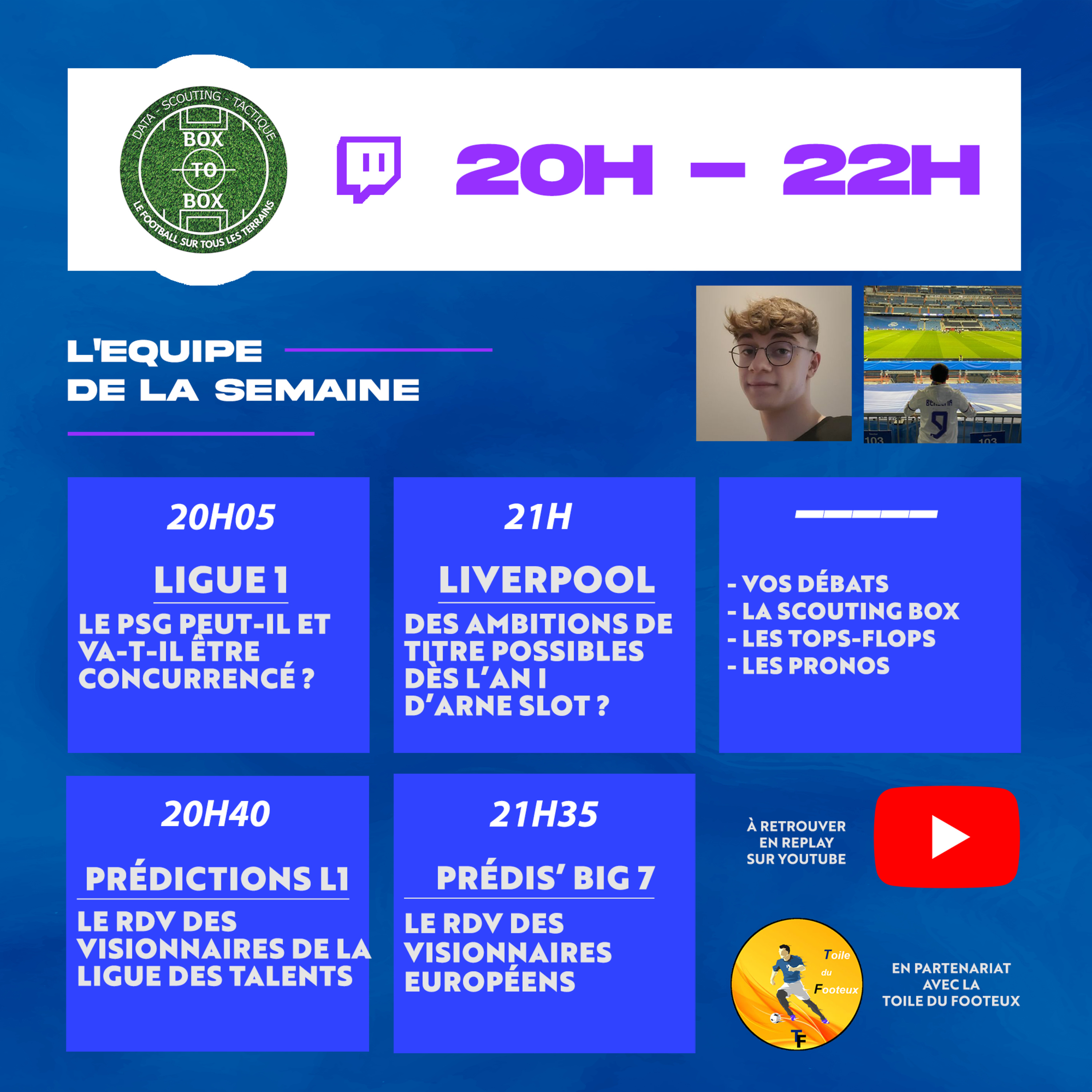️🗣️ Concurrence du PSG en L1, Slot à Liverpool et nos prédictions et vos débats... l'intégrale de Box To Box (S2 E1) episode artwork