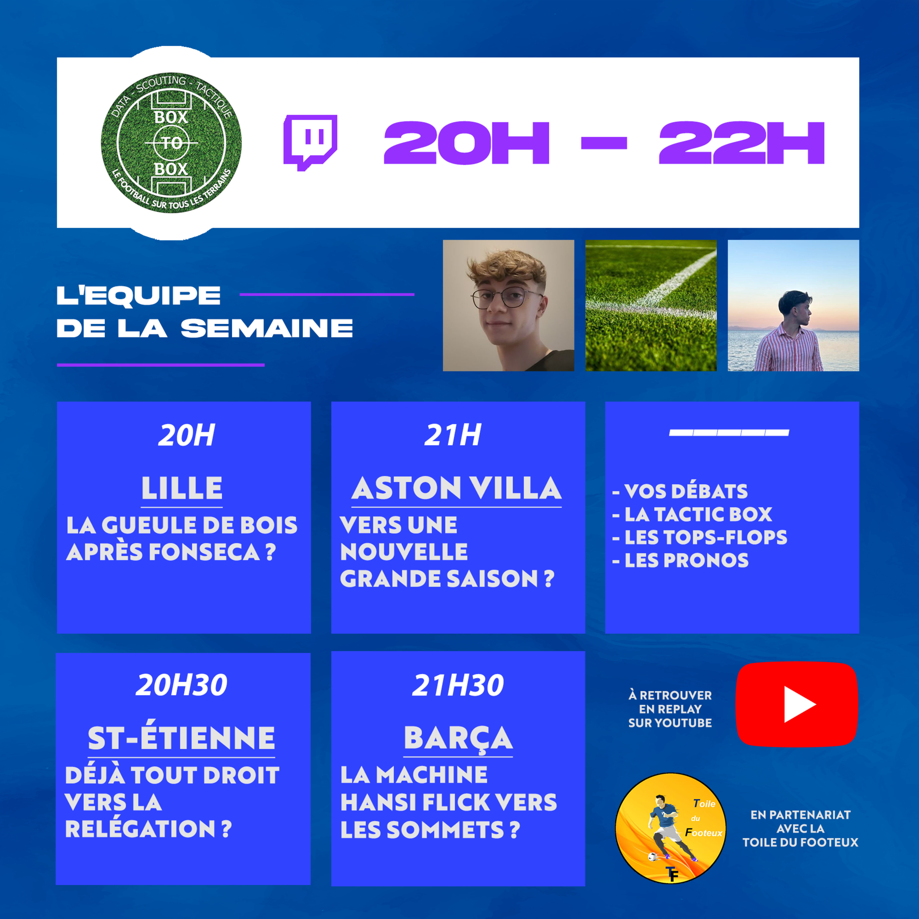 ️🗣️ Lille et Saint-Étienne en crise ?, Aston Villa, Barça et vos débats... l'intégrale de Box To Box (S2 E4) episode artwork