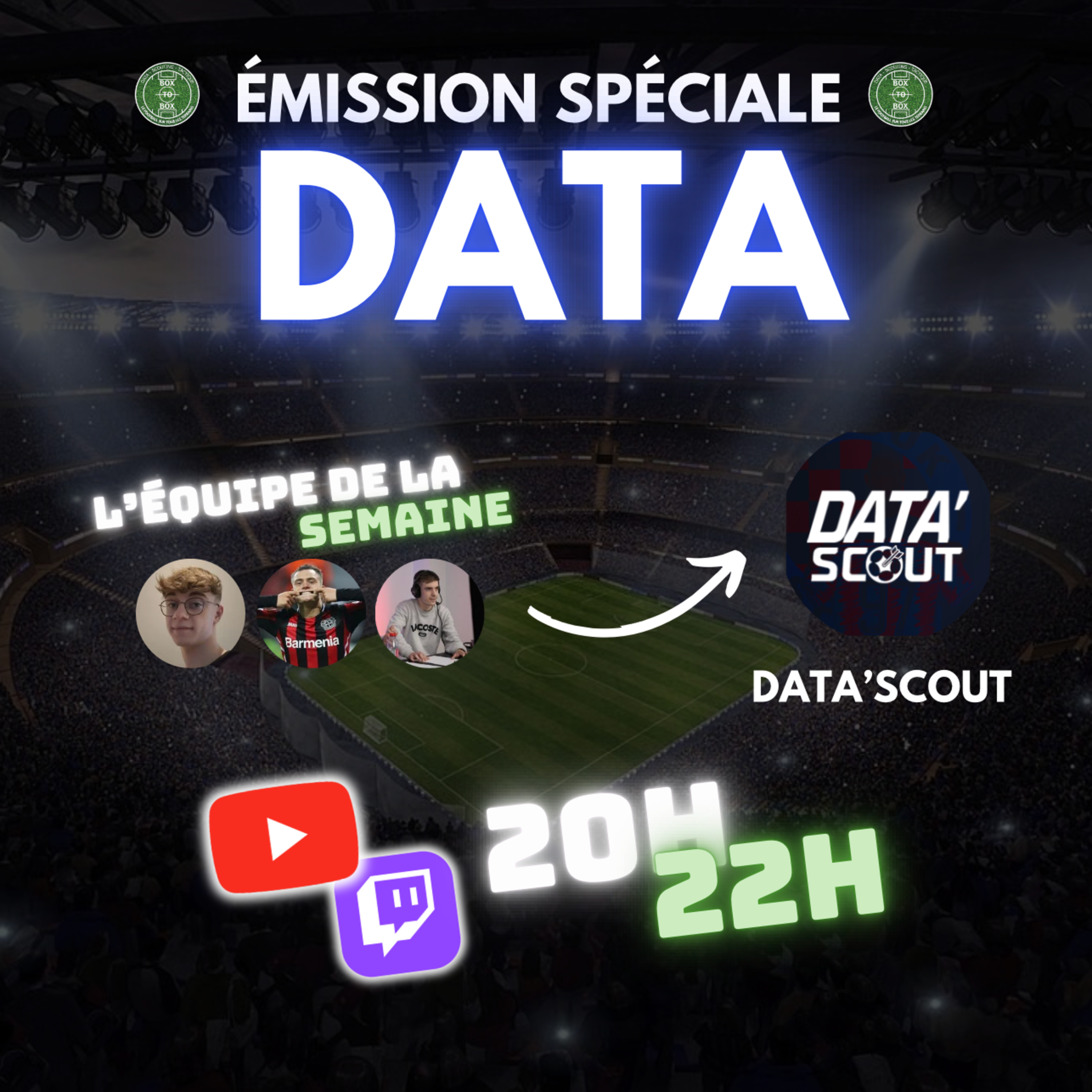 ️🗣️ C'est quoi, la data dans le foot ? Avec Data'Scout... l'intégrale de Box To Box (S2 E7) episode artwork