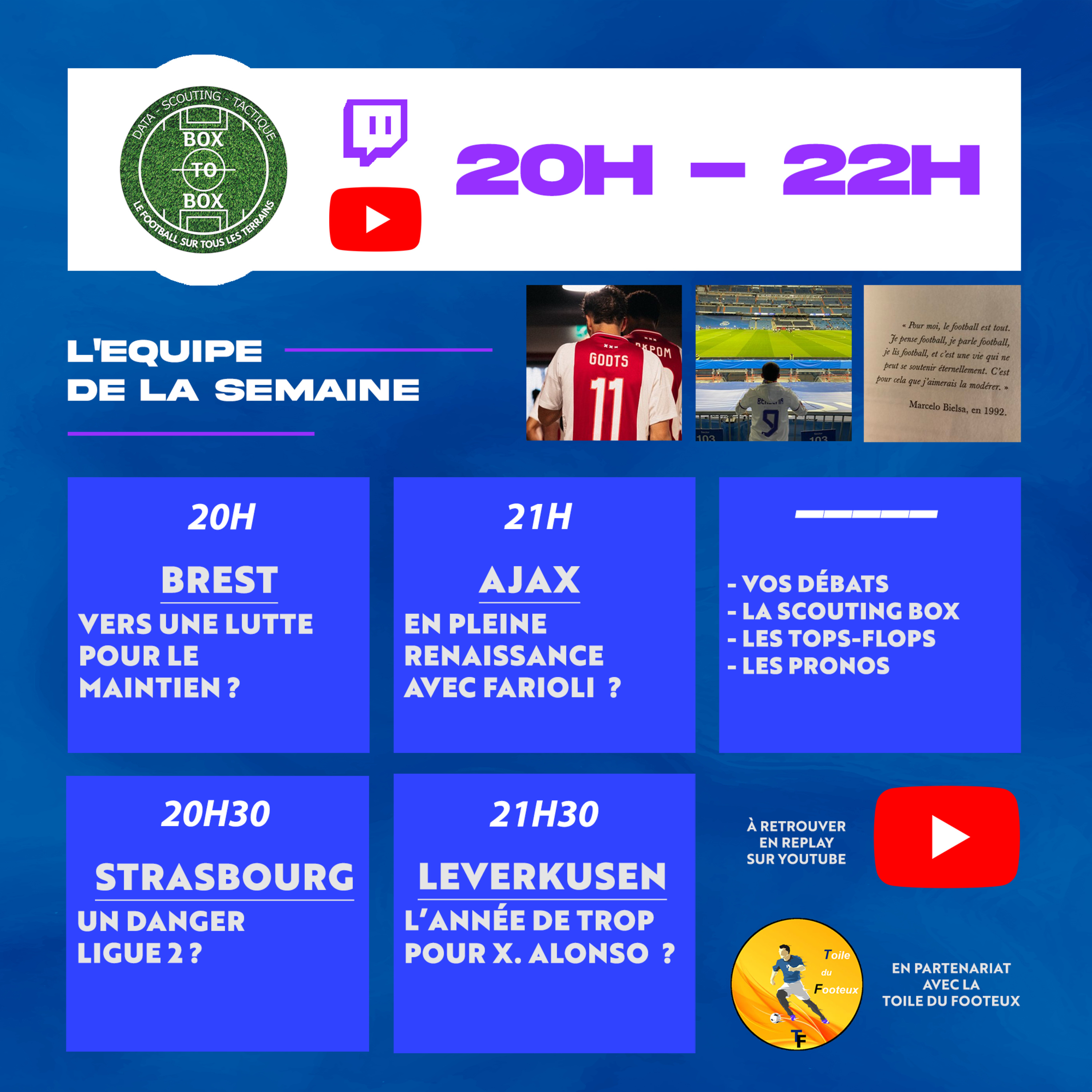 ️🗣️ Le maintien pour Brest et Strasbourg, l'Ajax de Farioli, le Bayer Leverkusen de Xabi Alonso et vos débats... l'intégrale de Box To Box (S2 E13) episode artwork