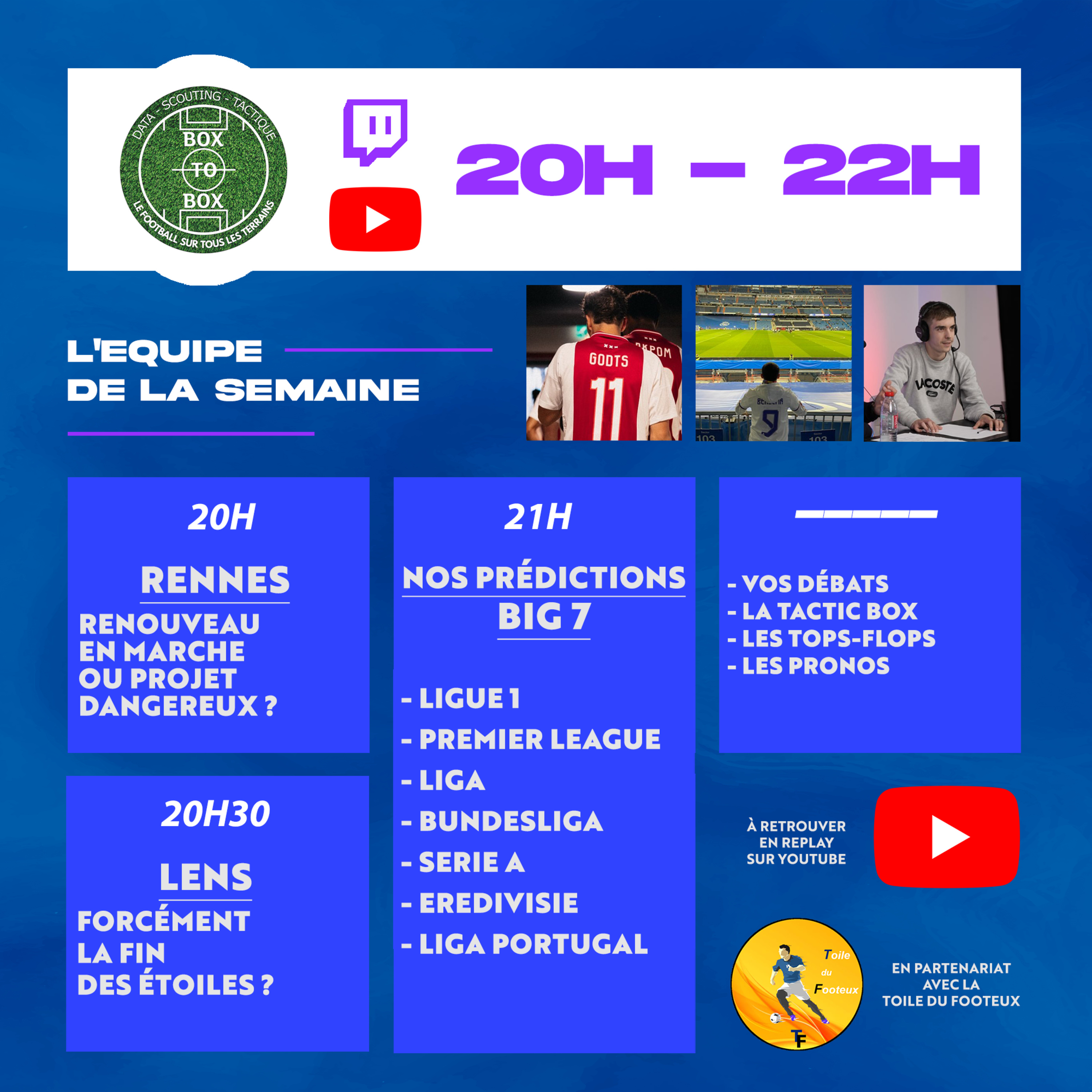 ️🗣️ Le chamboule-tout à Rennes et à Lens, nos prédictions foot européen et vos débats... l'intégrale de Box To Box (S2 E15) episode artwork