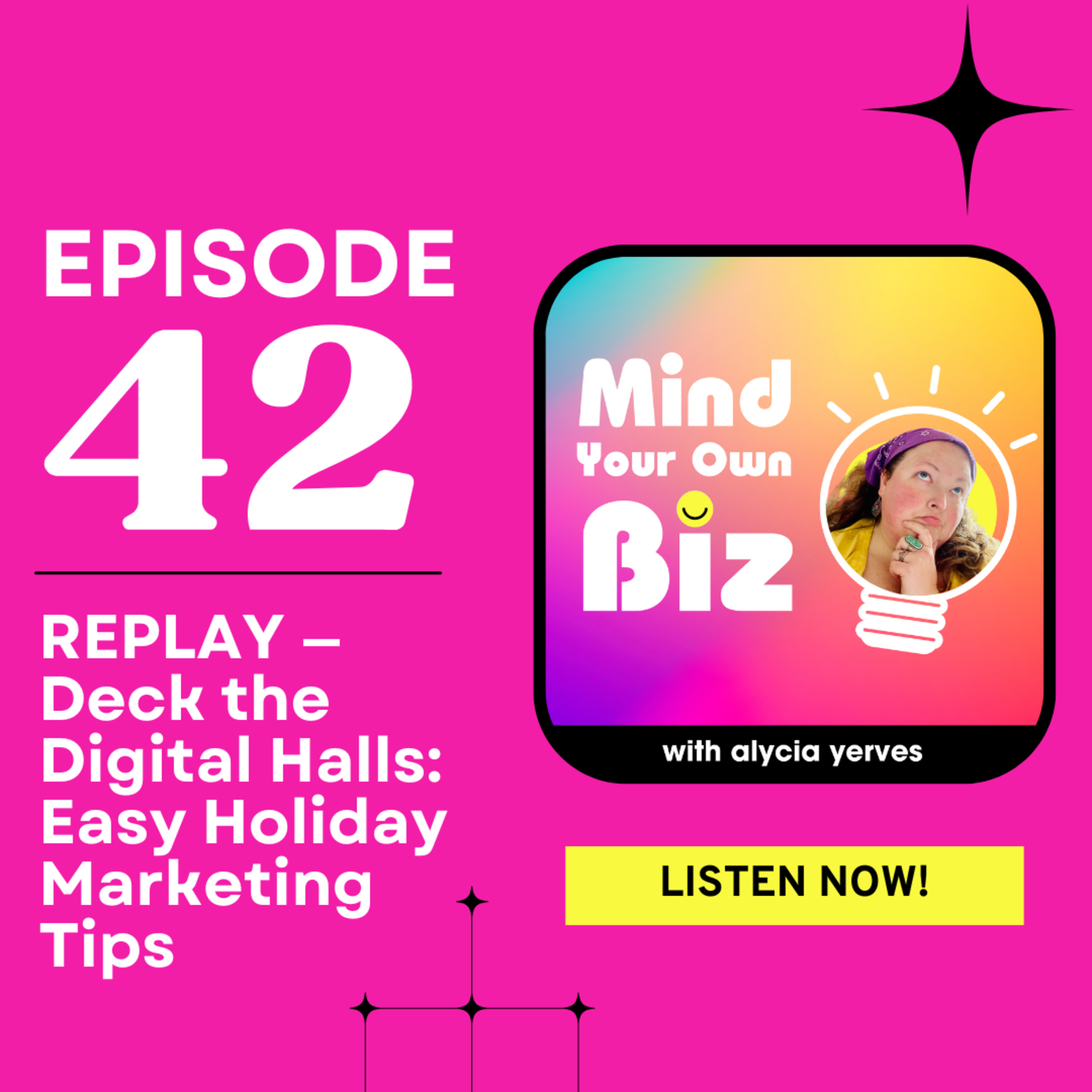 042 • REPLAY — Deck the Digital Halls: Easy Holiday Marketing Tips episode artwork