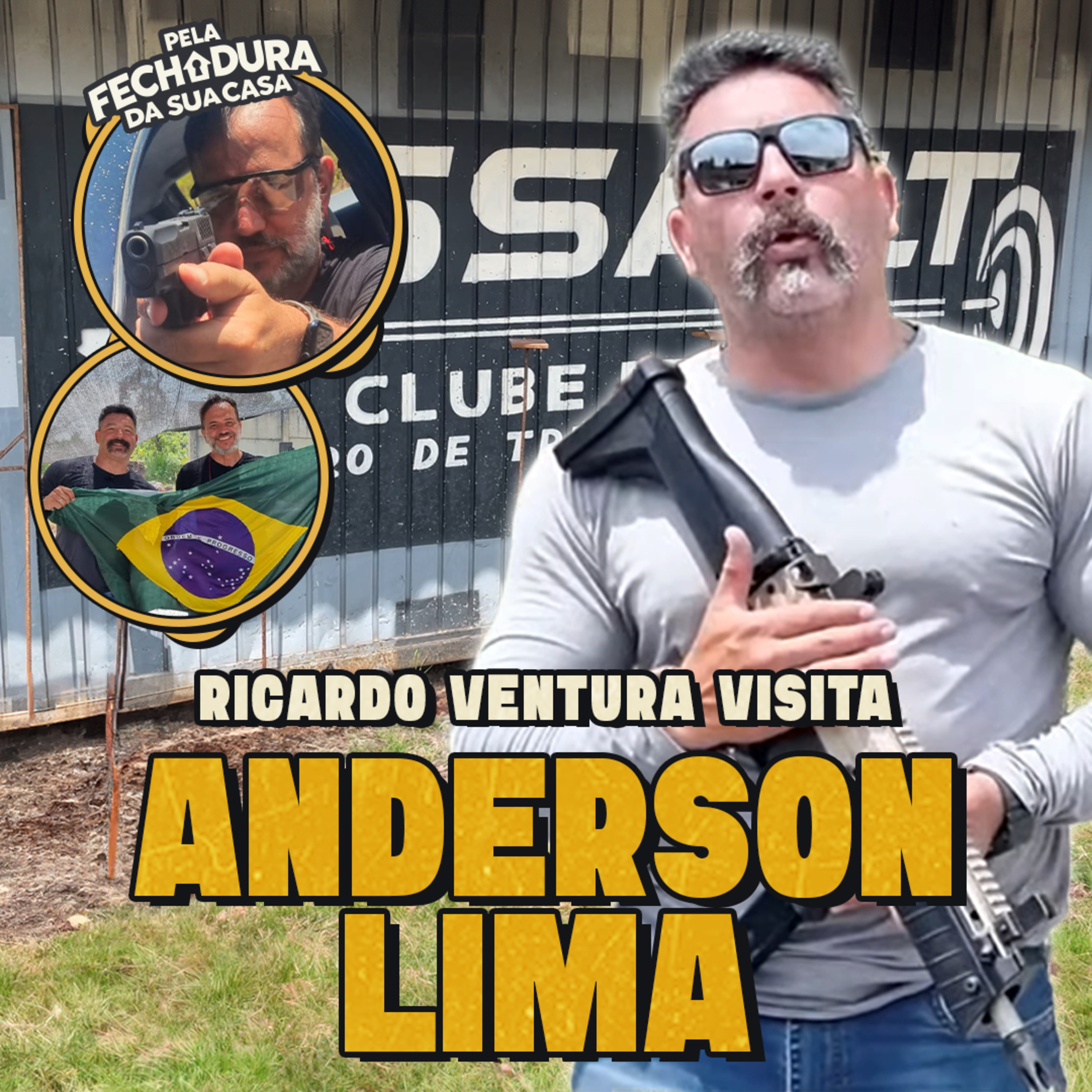 TUDO SOBRE ARMAS! COM O INSTRUTOR ANDERSON LIMA! | Pela Fechadura da Sua Casa #004 episode artwork