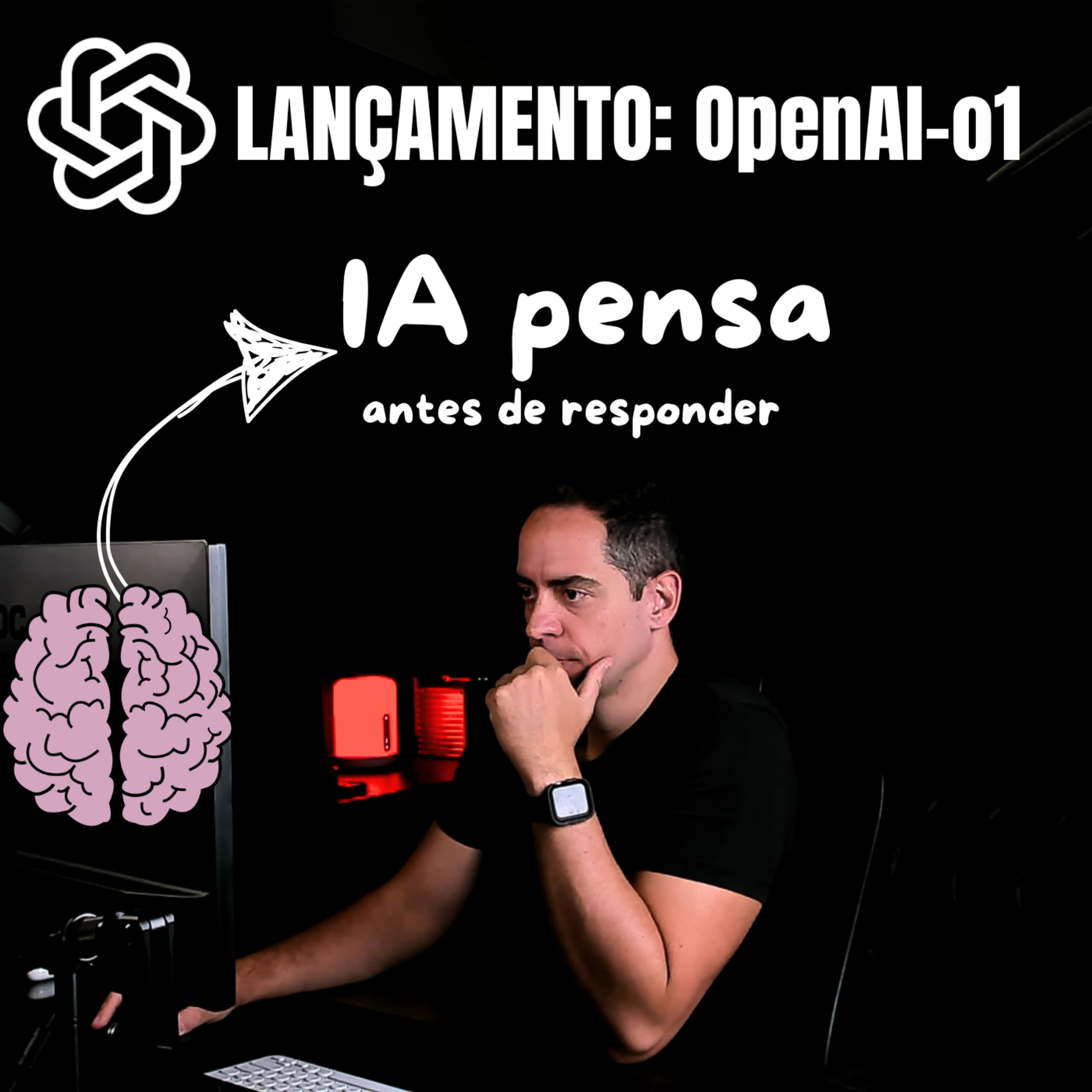 cover of episode OpenAI-o1: Uma IA que Pensa Antes de Responder