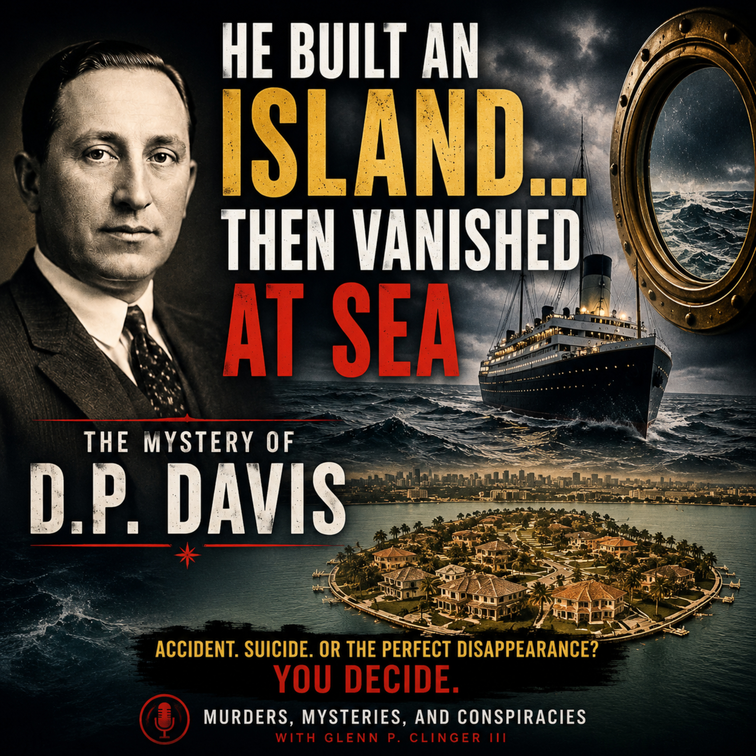 He Built an Island… Then Vanished at Sea | The D.P. Davis Mystery episode artwork