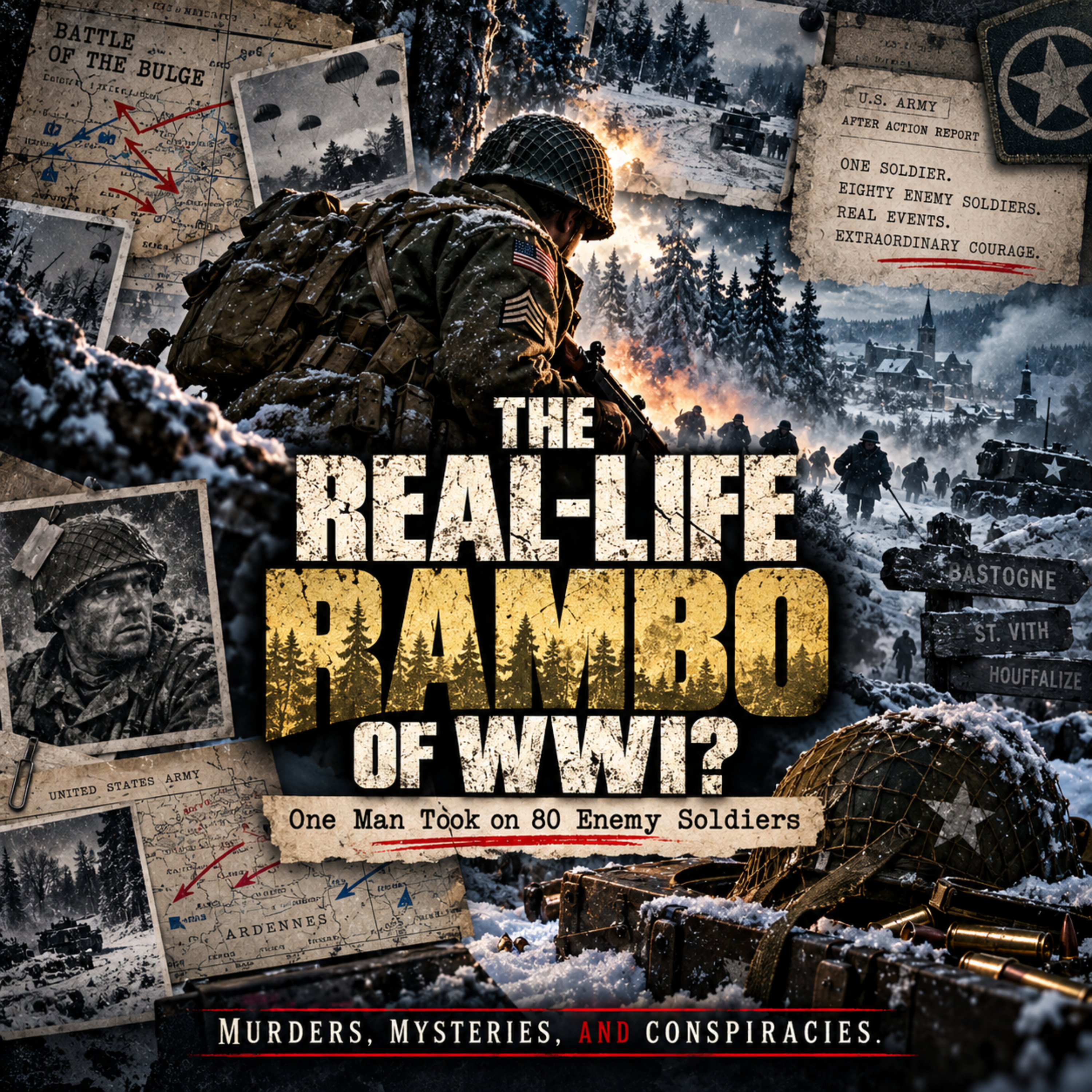 The Real-Life Rambo of WWII? One Man Took on 80 Enemy Soldiers episode artwork