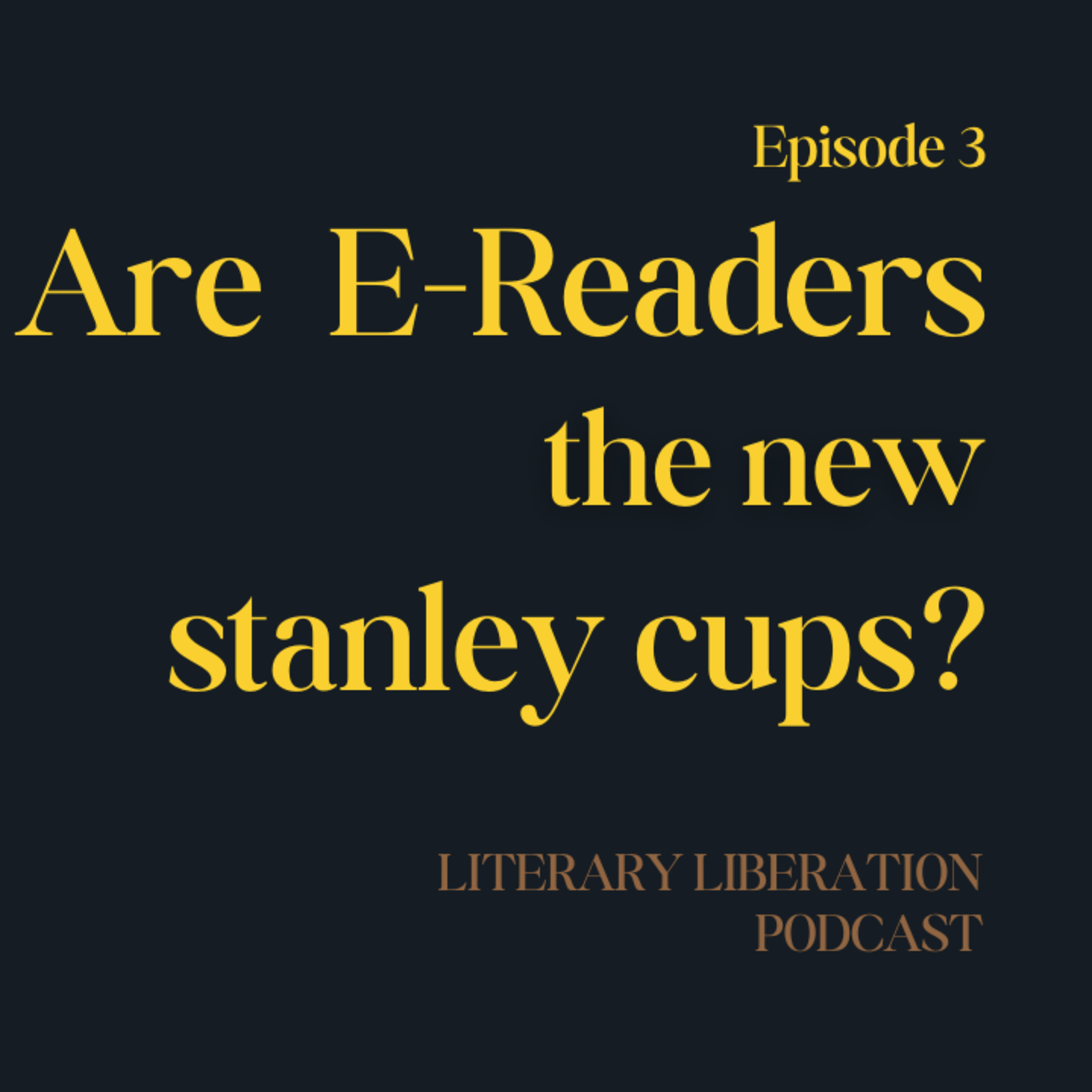 Are E-Reader's the new Stanley cups? Summer mini episode  episode artwork