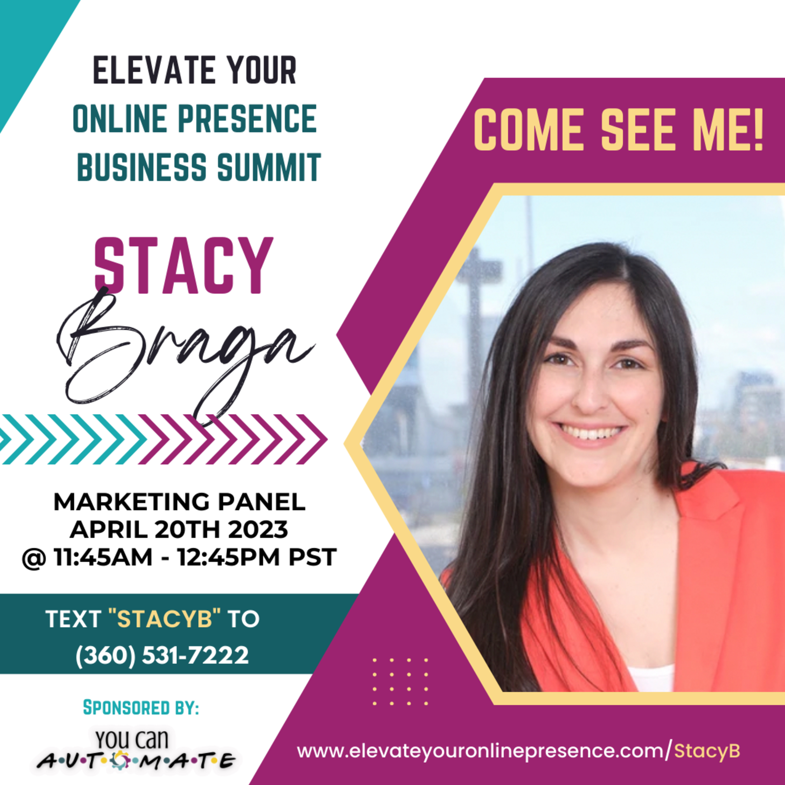 Bitch and Brainstorm Podcast Special Edition: Elevate your Online Presence Business Summit - Panelist Stacy Braga episode artwork