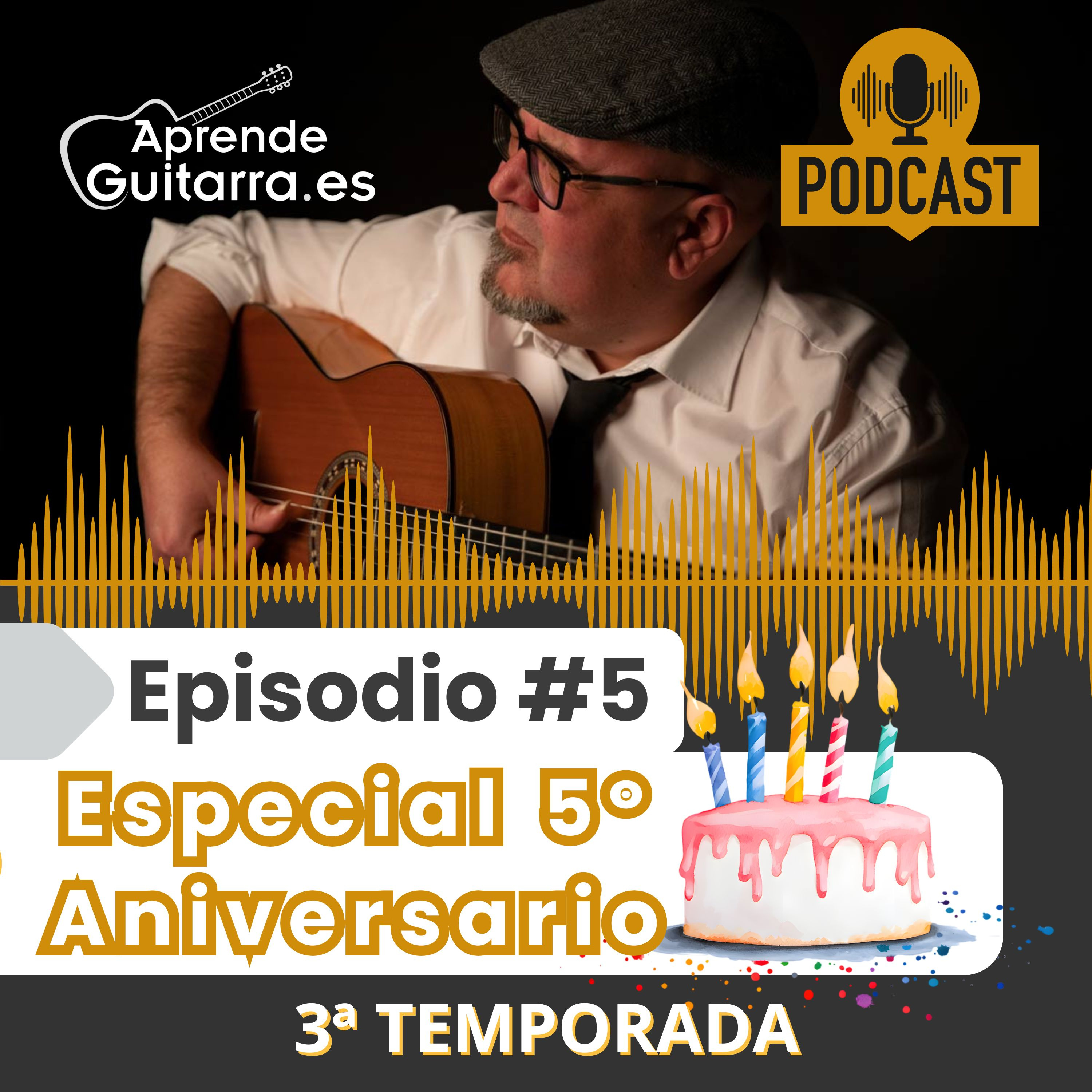 Episodio #5T3 Especial 5º Aniversario de Aprendeguitarra.es episode artwork