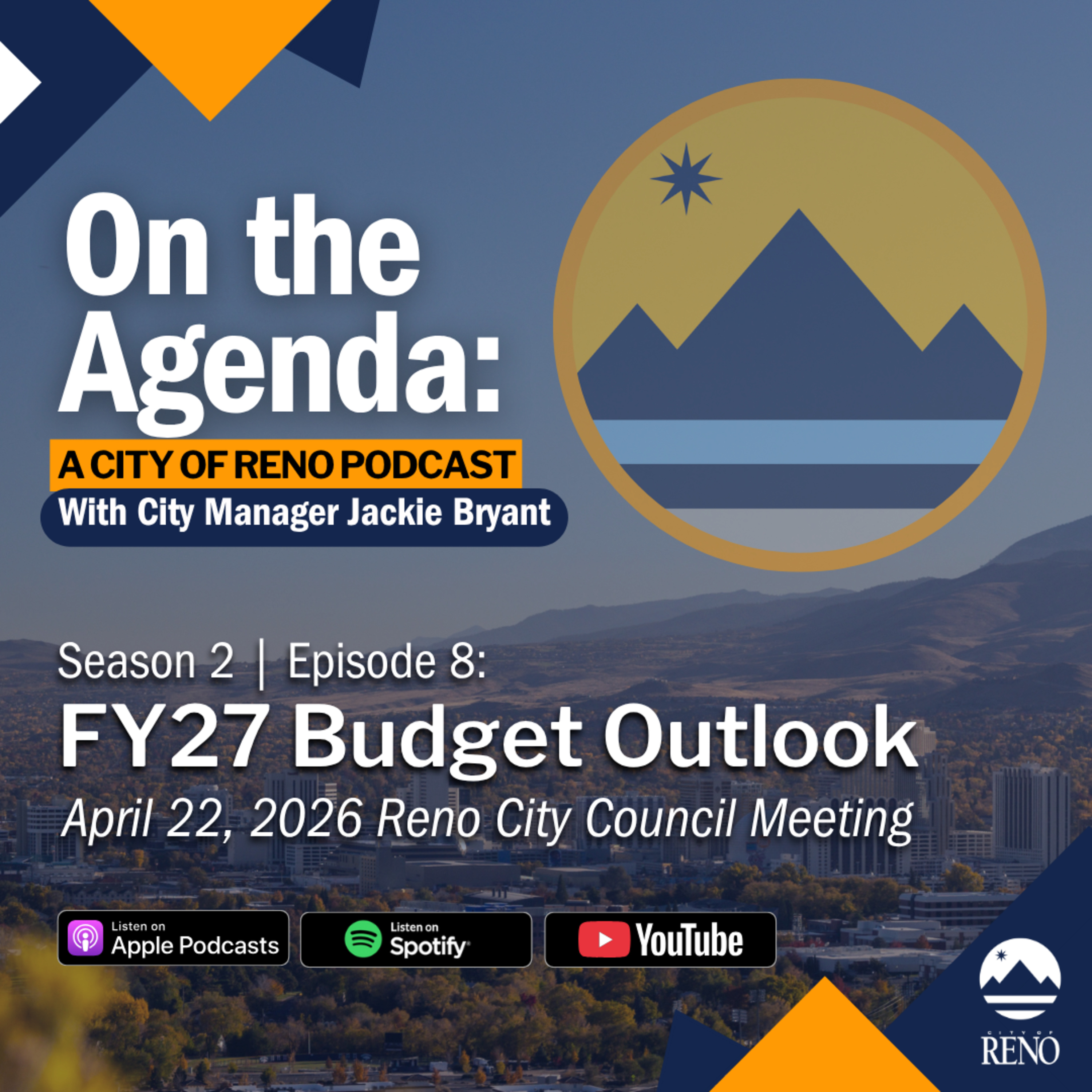 FY27 Financial Update (Reno City Council Meeting 4.22.26) episode artwork
