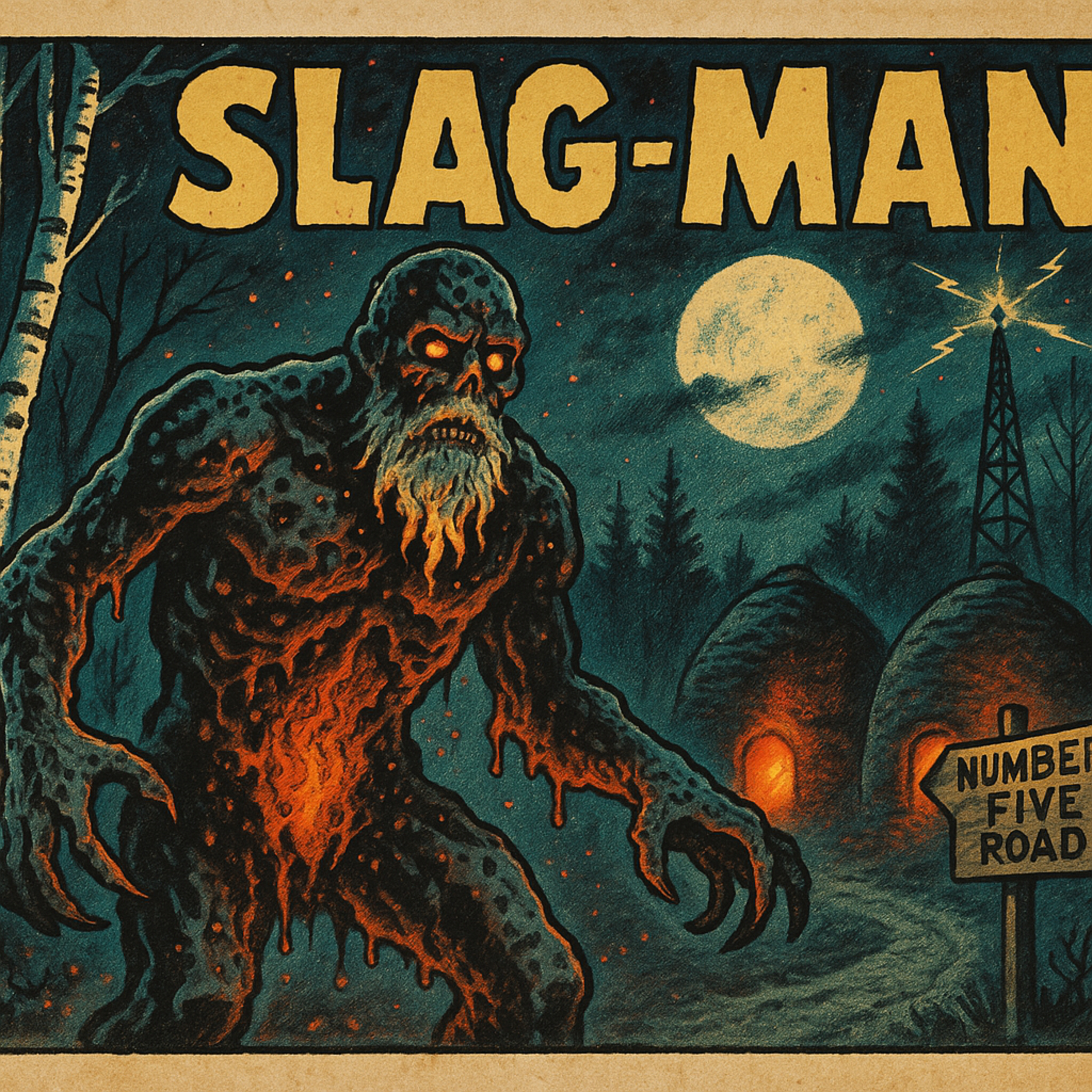 The Reforester's Ledger, Kiln-glow Revenant, and the Slag Man episode artwork