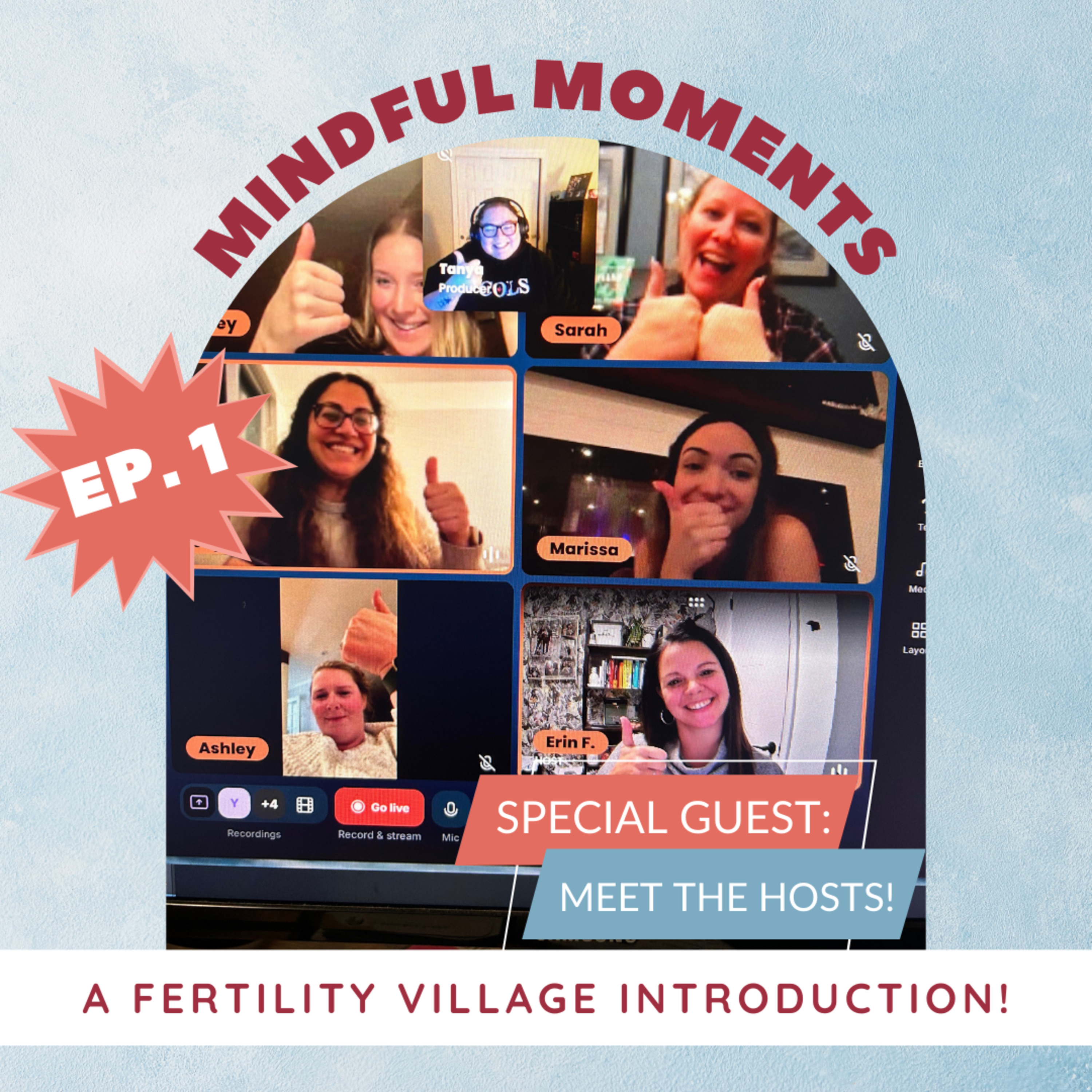 FERTILITY VILLAGE LIVE * Episode 1 * Meet the hosts and learn about our NEW weekly live Fertility Talk Show! episode artwork