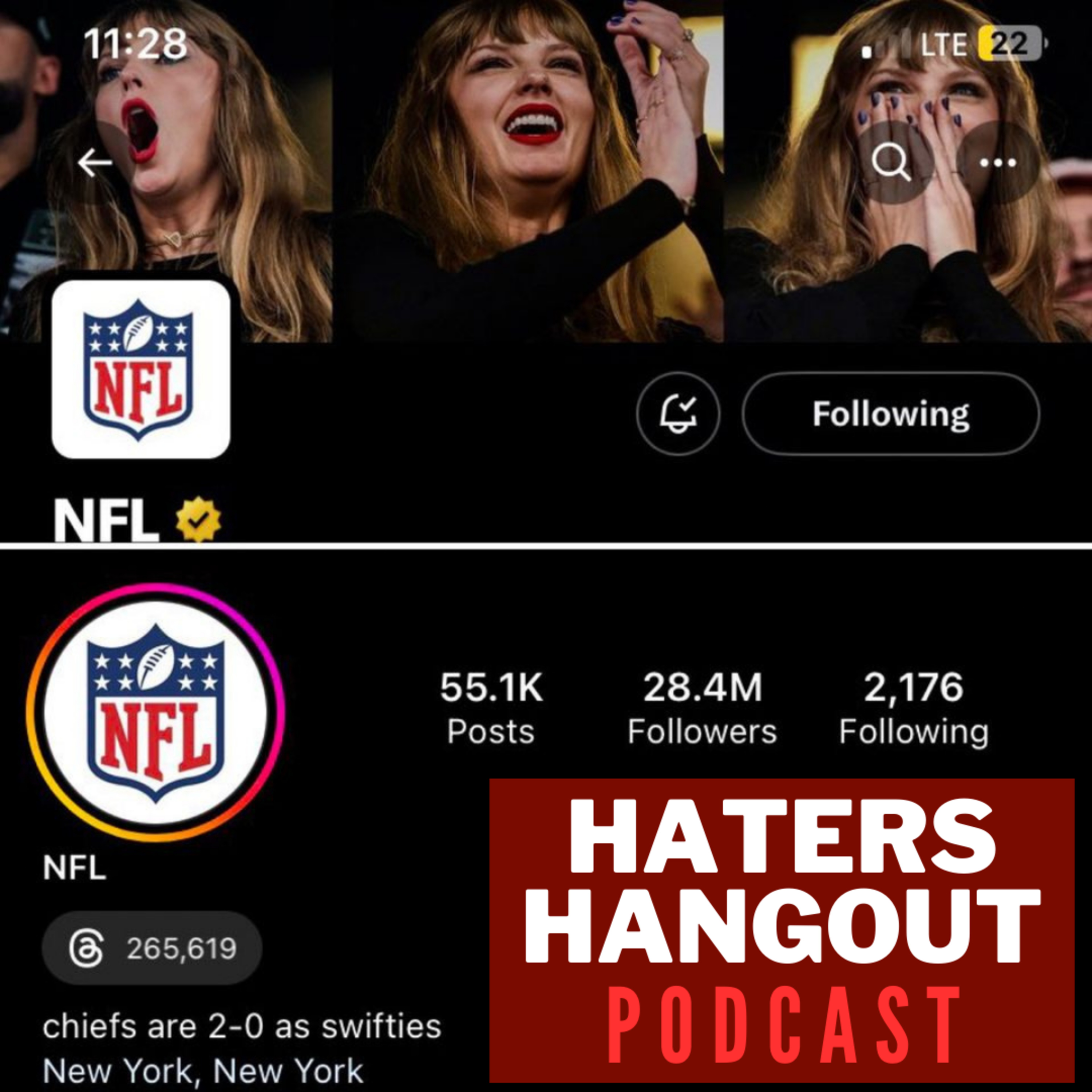 The Haters Unveil Their Swiftie Side: Taylor Swift, Conspiracies, and NFL Twists episode artwork