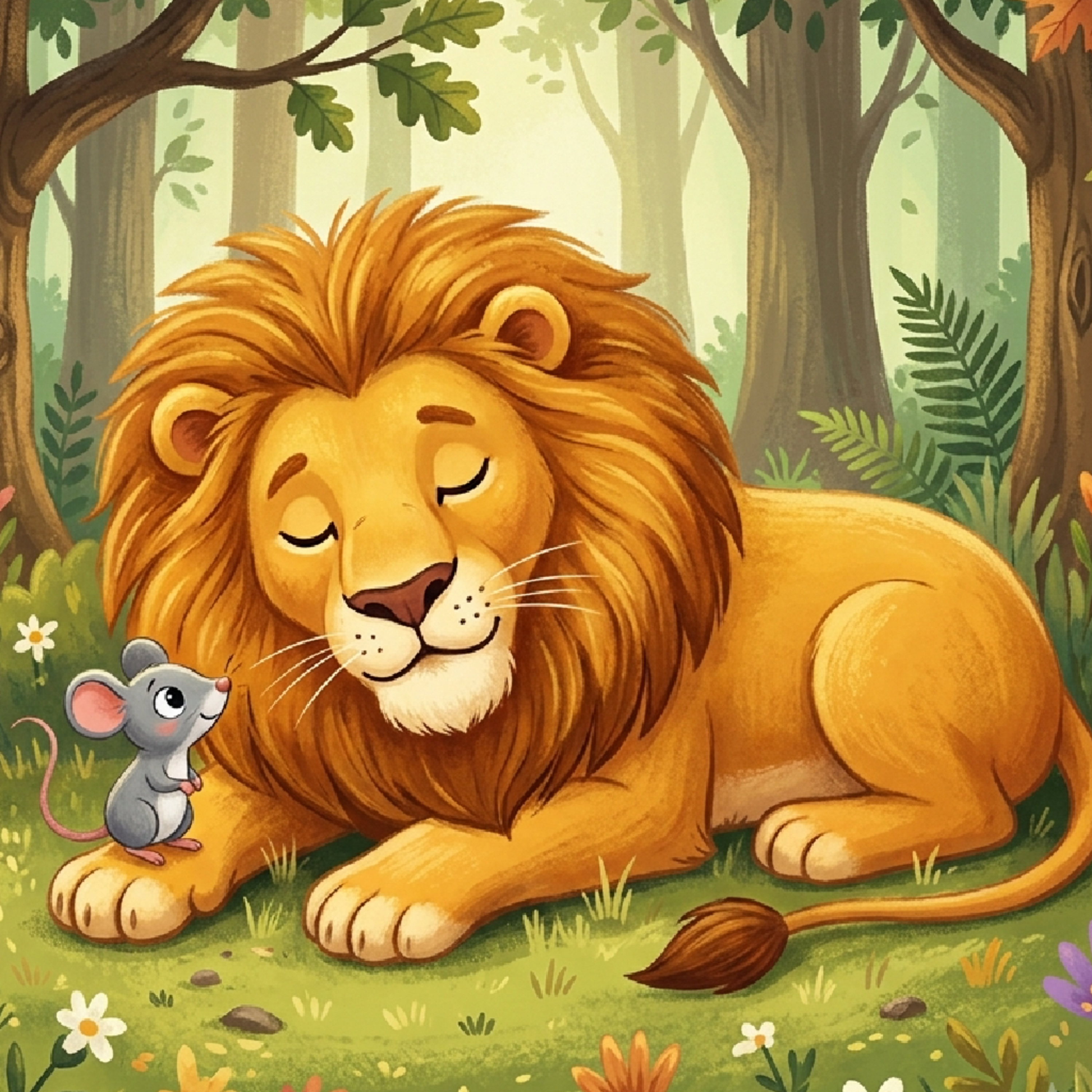 El León y el Ratón - Audiocuento
