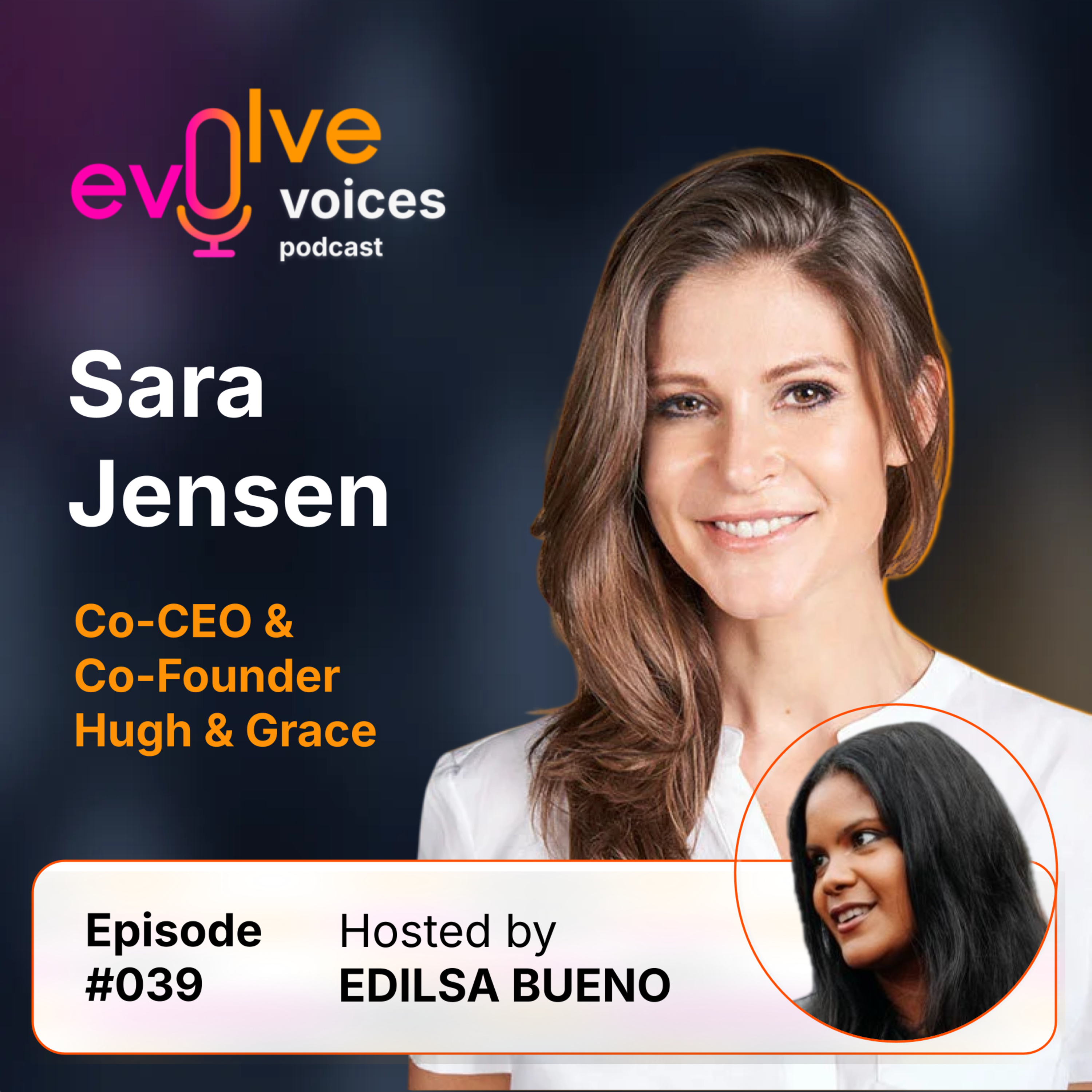 Voices 39 - “You Have to Be All In”: Sara Jensen on Entrepreneurship, Hormone Health & Building Hugh and Grace episode artwork