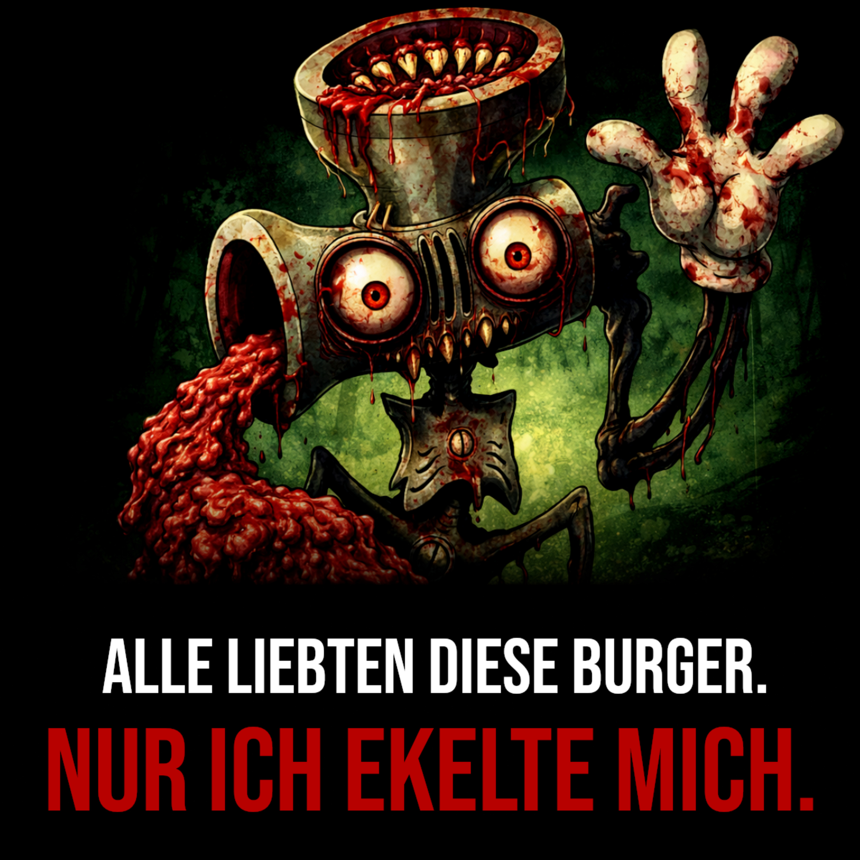 Ich war der Einzige, der es bemerkt hat… Burgrr Entries | Creepypasta Gruselgeschichte episode artwork