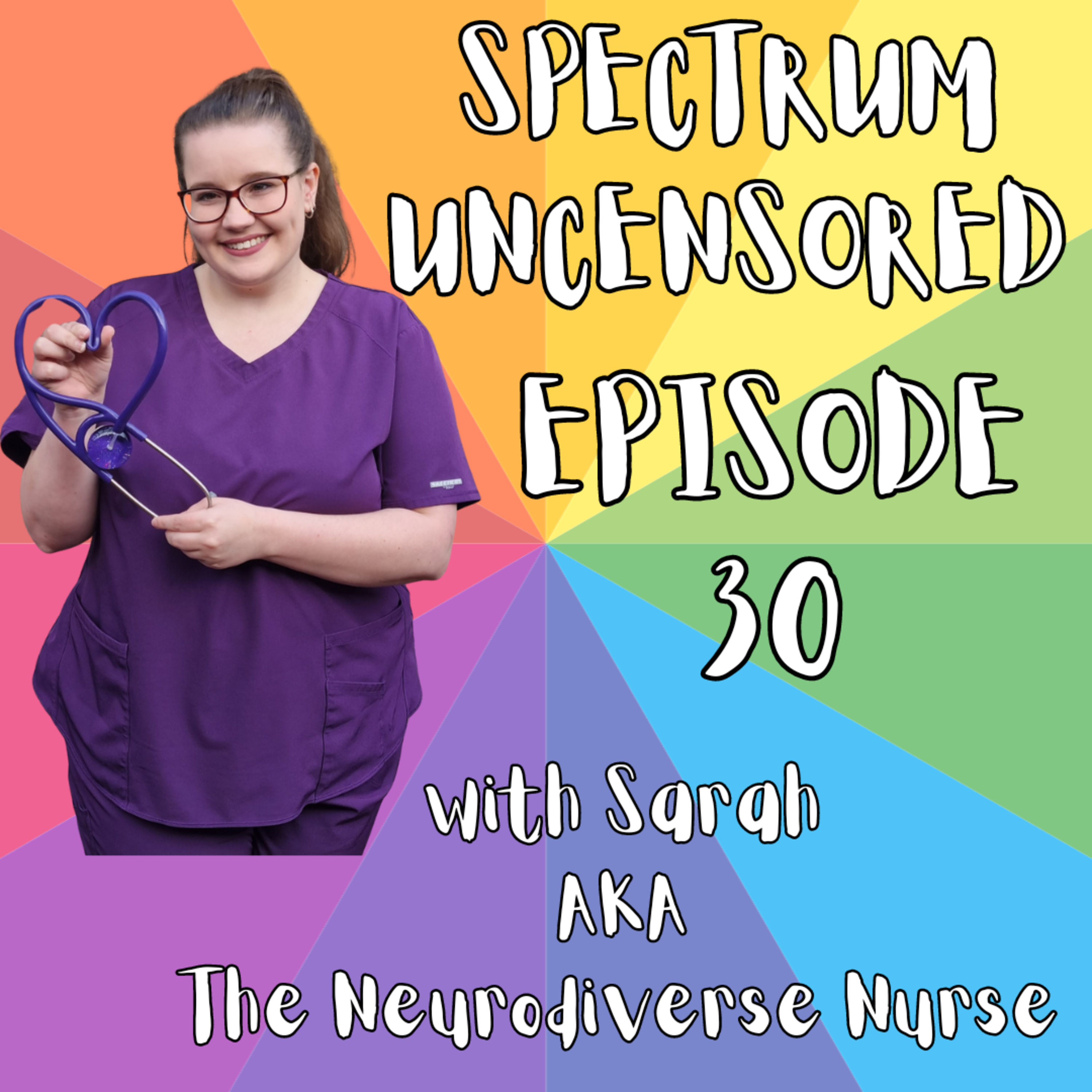 Spectrum Uncensored - Episode 30 - Sarah - ND Adult (ASD/ADHD)/Professional - Nurse (Audio Only) episode artwork