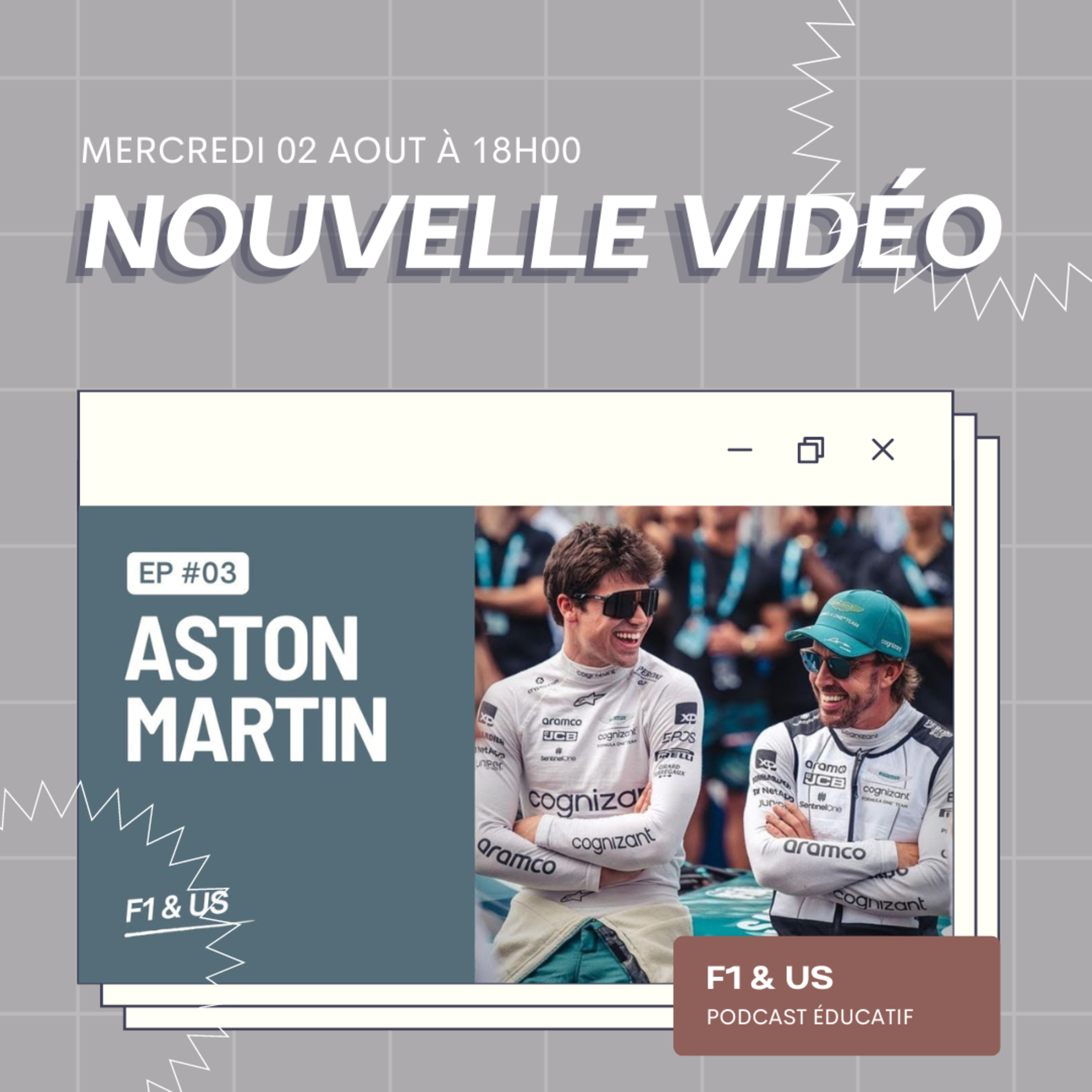 Episode #3 - Aston Martin | PODCAST F1 & US episode artwork