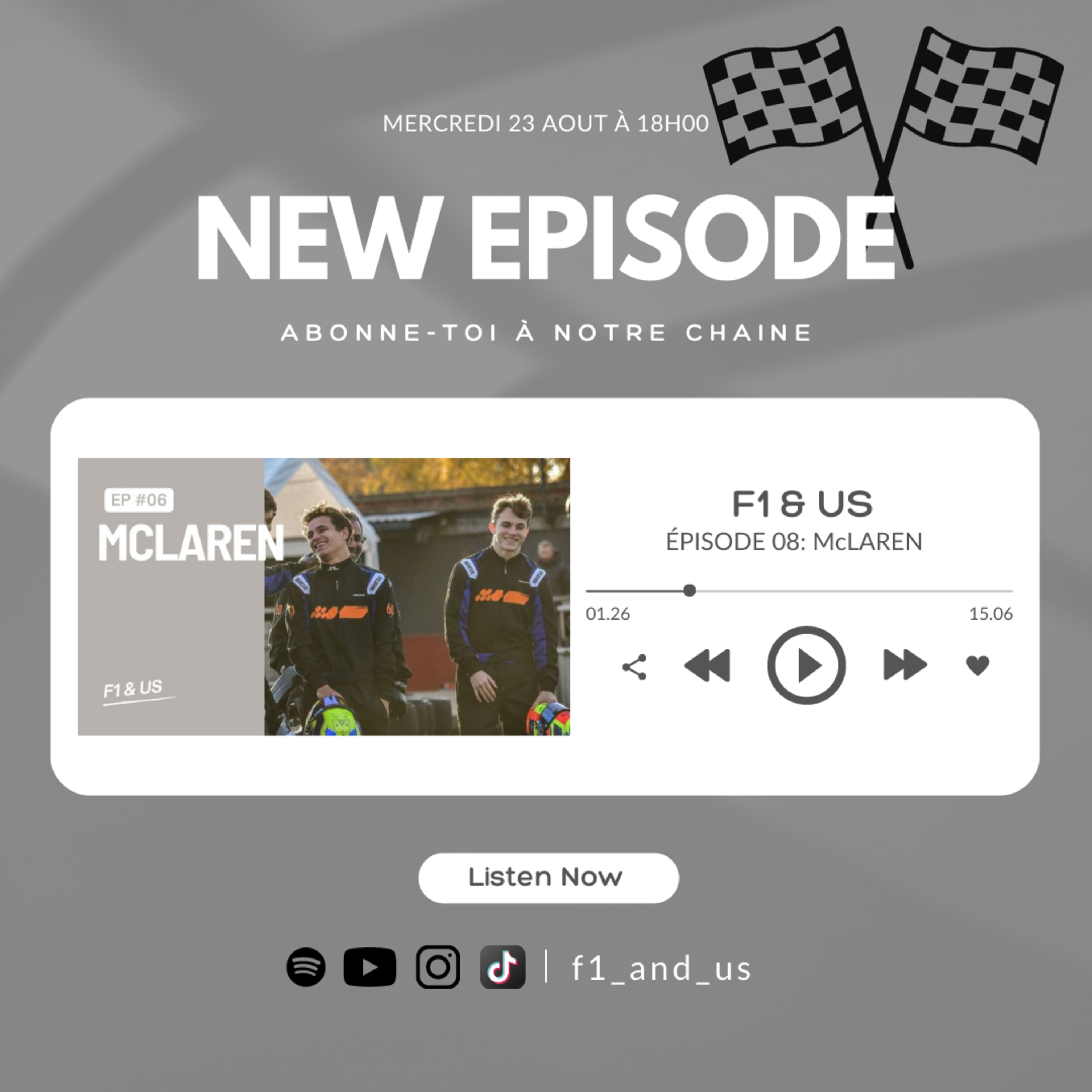 Episode #6 - McLaren | PODCAST F1 & US episode artwork