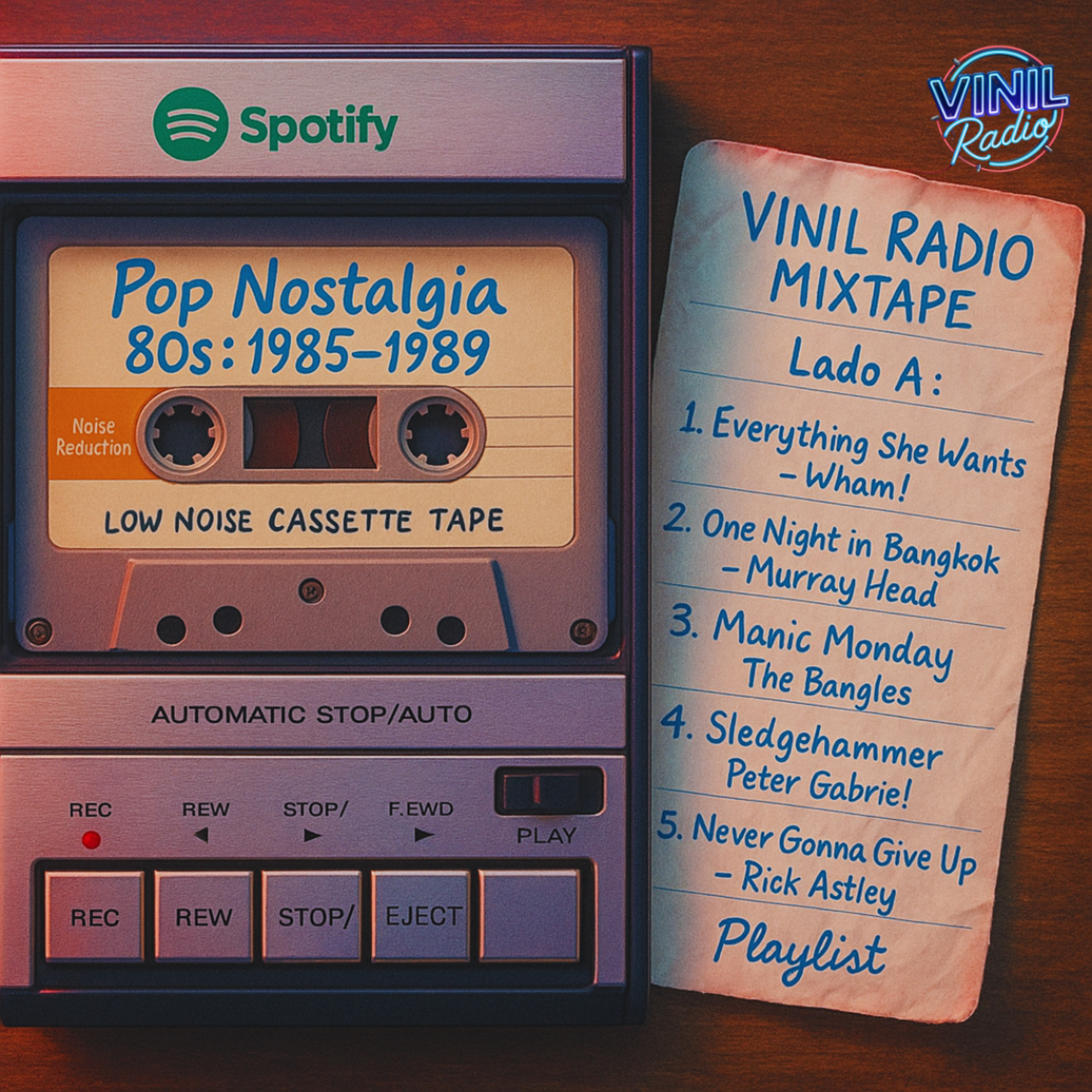 Pop Nostalgia 80s: Segunda Mitad de la Década Dorada | Vinil Radio episode artwork