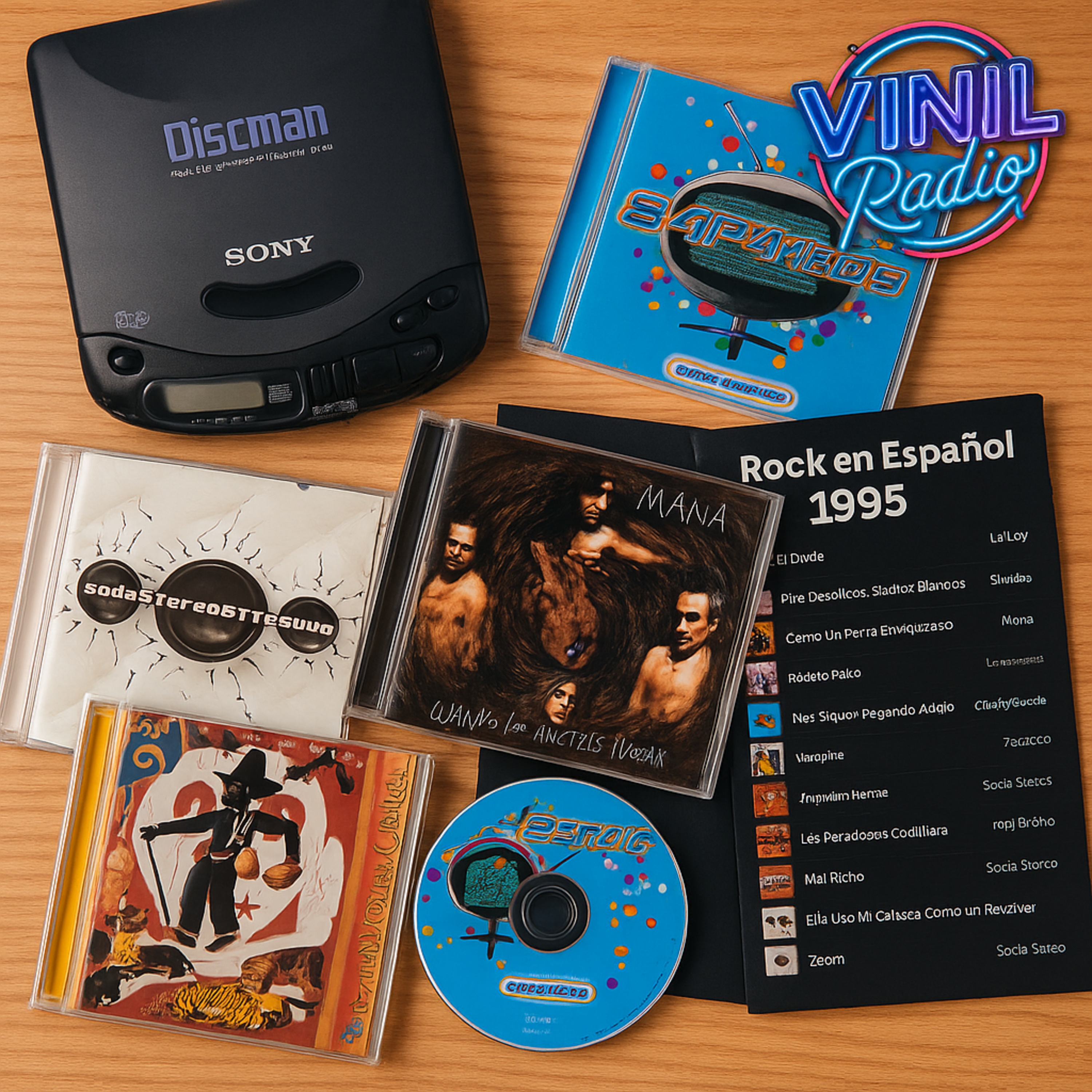 Rock en Español 1995 | Grandes Himnos de los 90s: 🎸 Top 10 Vinil Radio episode artwork