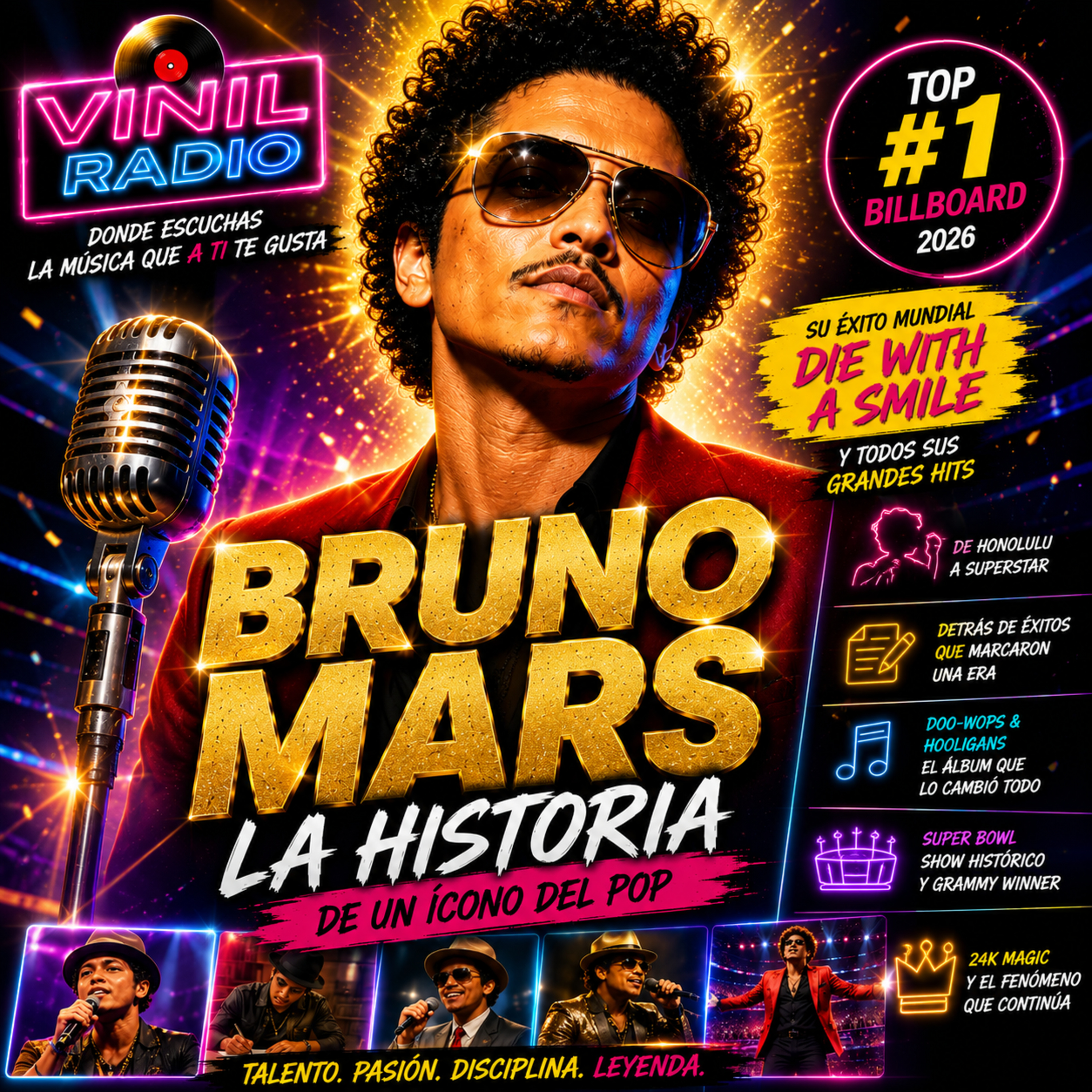 Bruno Mars: El Artista que Redefinió el Pop Moderno | Vinil Radio episode artwork