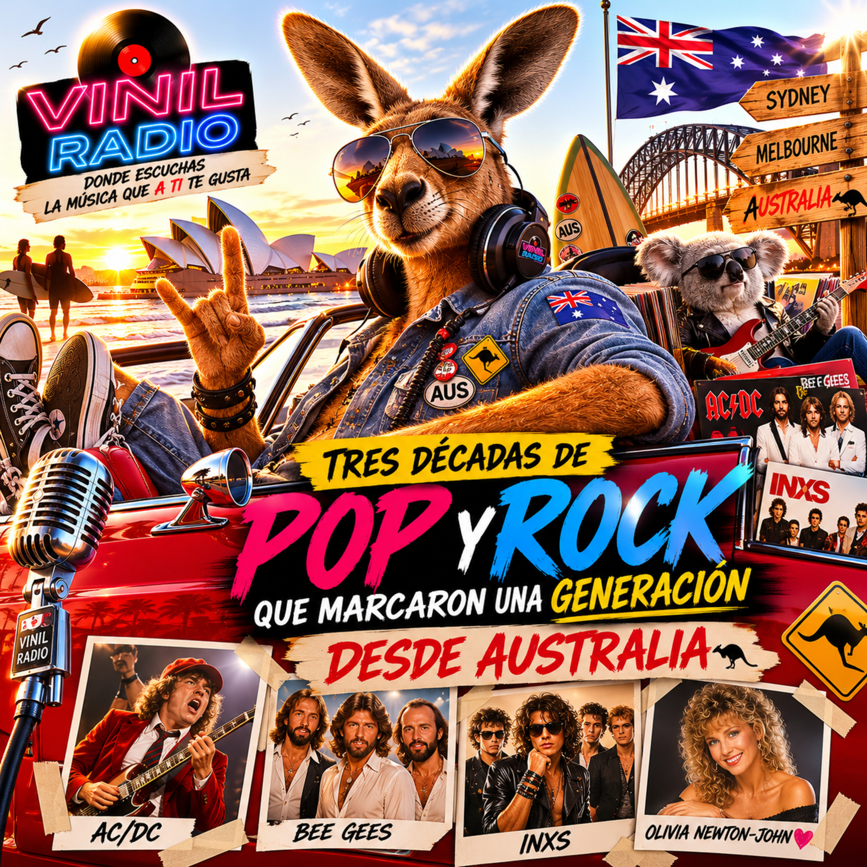 Clásicos del Pop y Rock de Tres Décadas Desde Australia | Vinil Radio episode artwork