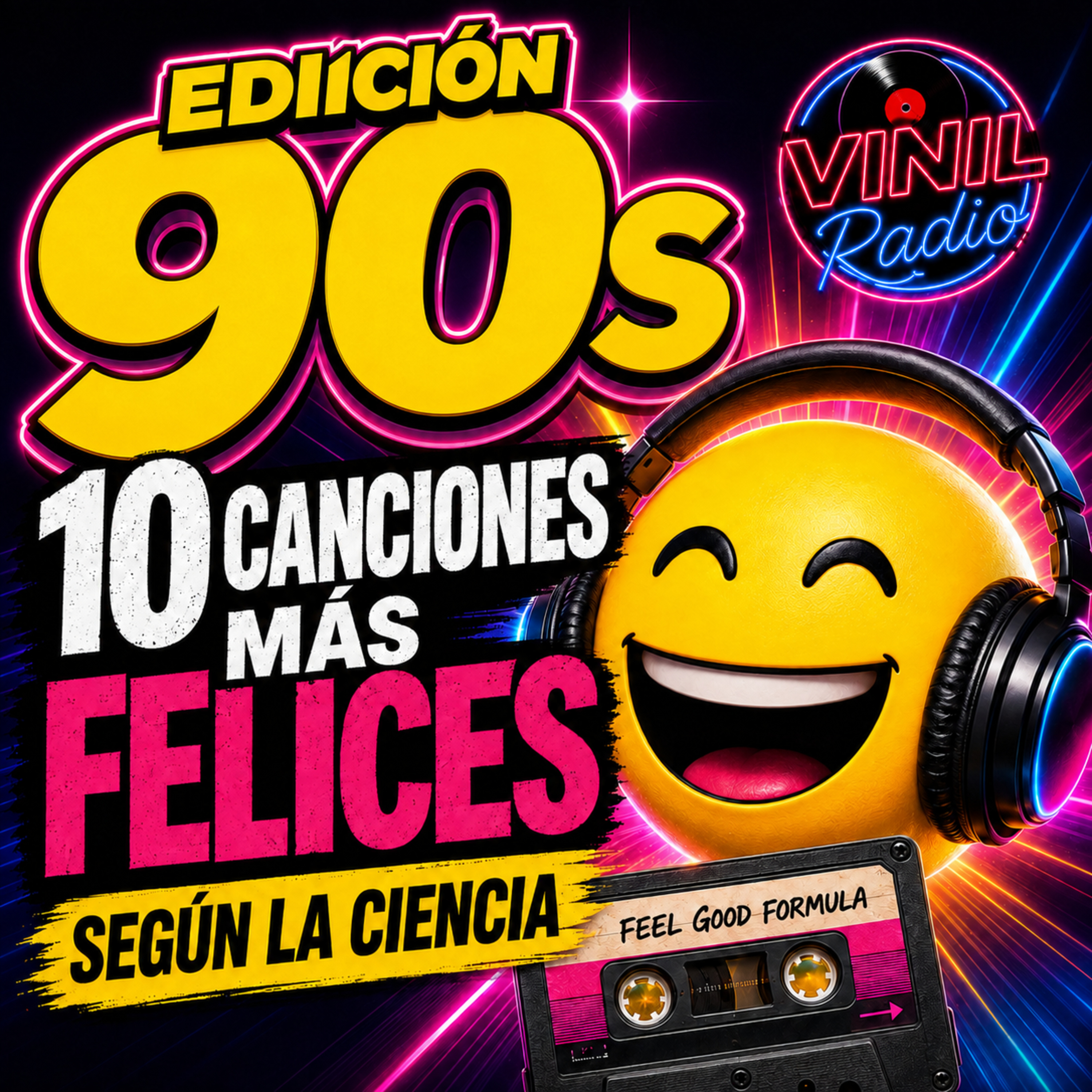 Década de los 90: Las 10 Canciones Más Felices, Según la Ciencia | Vinil Radio episode artwork