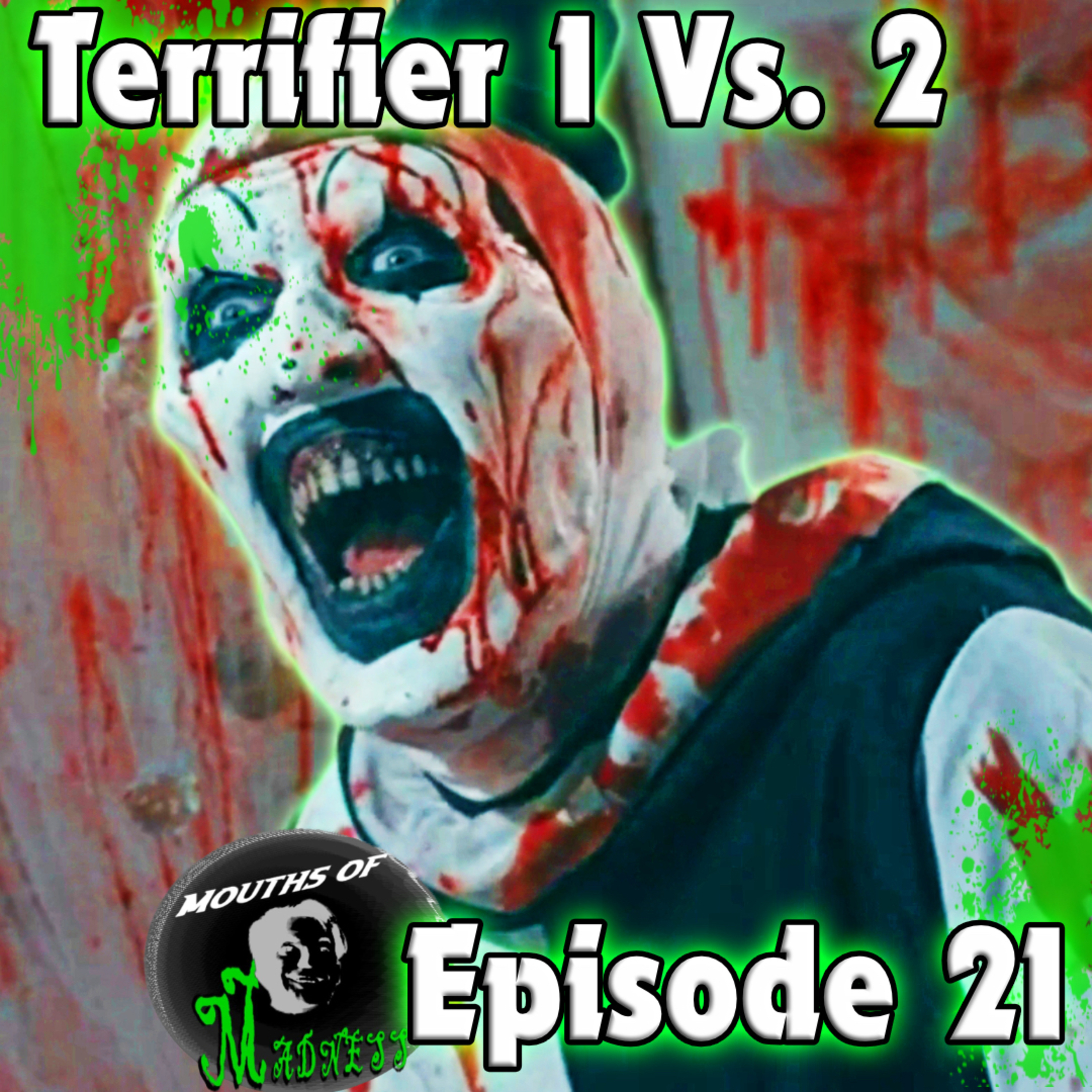 Terrifier 1 vs 2  episode artwork