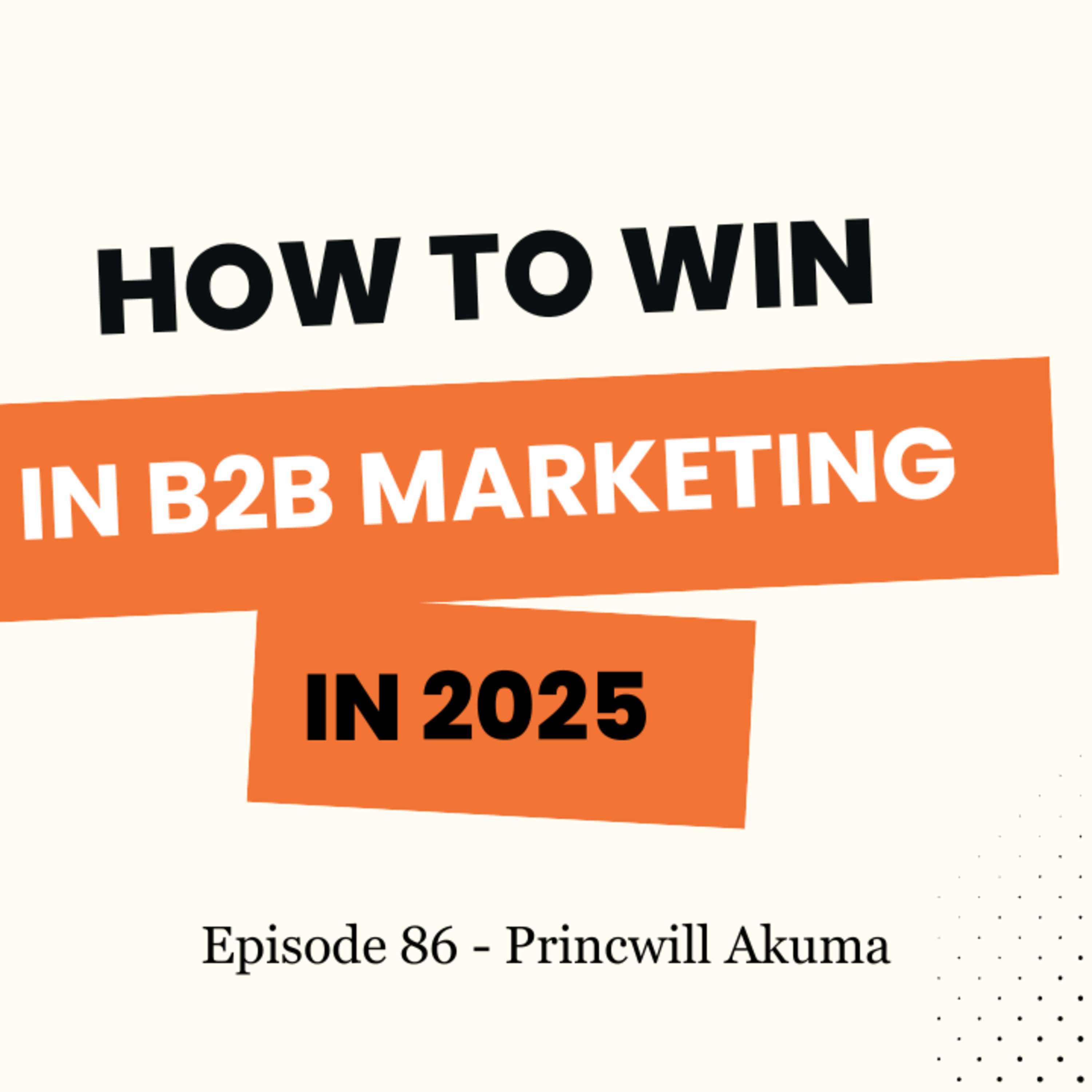 How to Win in B2B Marketing In 2025 - Princewill Akuma episode artwork