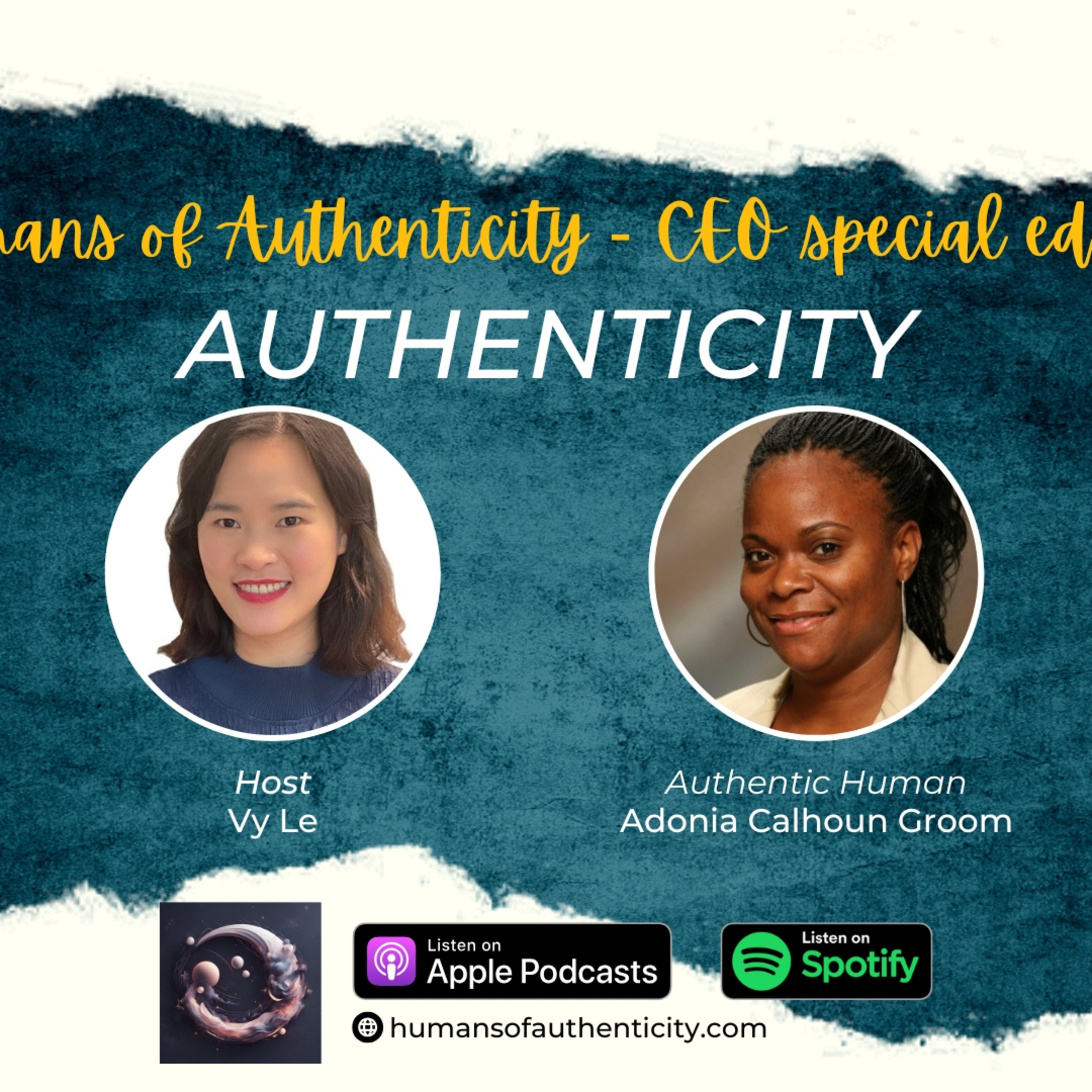 1. Authenticity with Adonia Calhoun Groom episode artwork