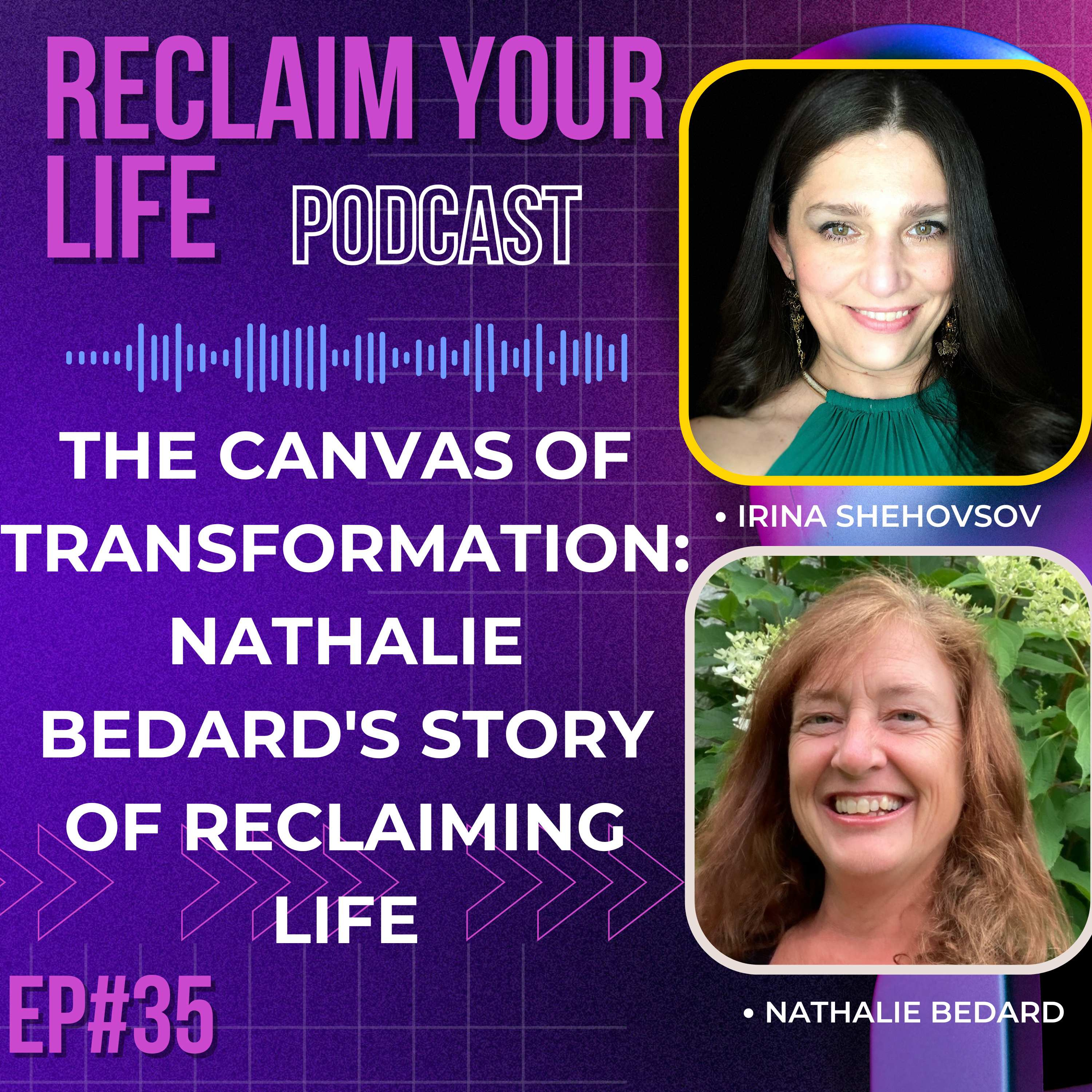 35: The Canvas of Transformation: Nathalie Bedard's of Reclaiming Life episode artwork