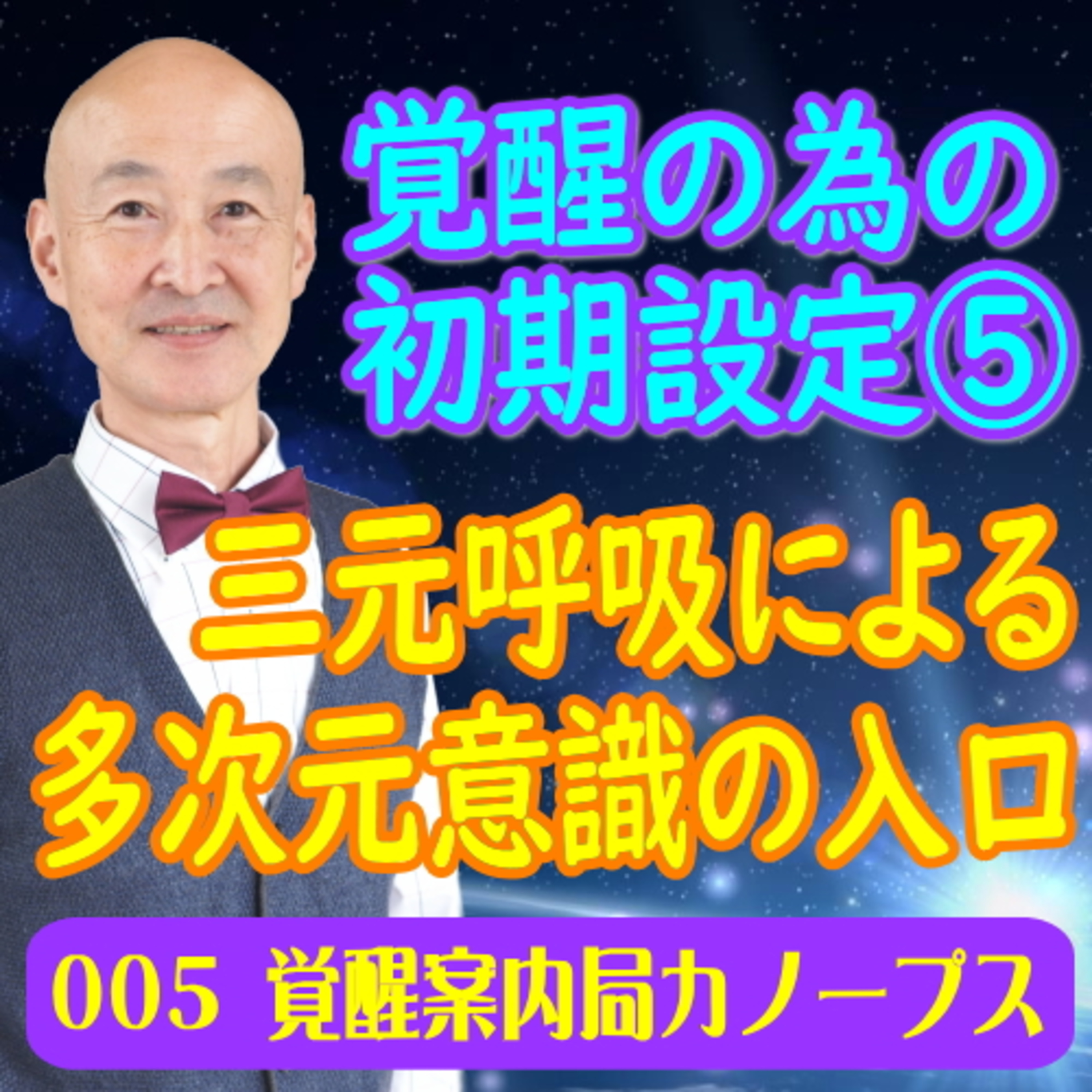 5.「三元呼吸による多次元意識の入口(覚醒の為の初期設定５）」誰でも今すぐできる、覚醒するための呼吸法 episode artwork