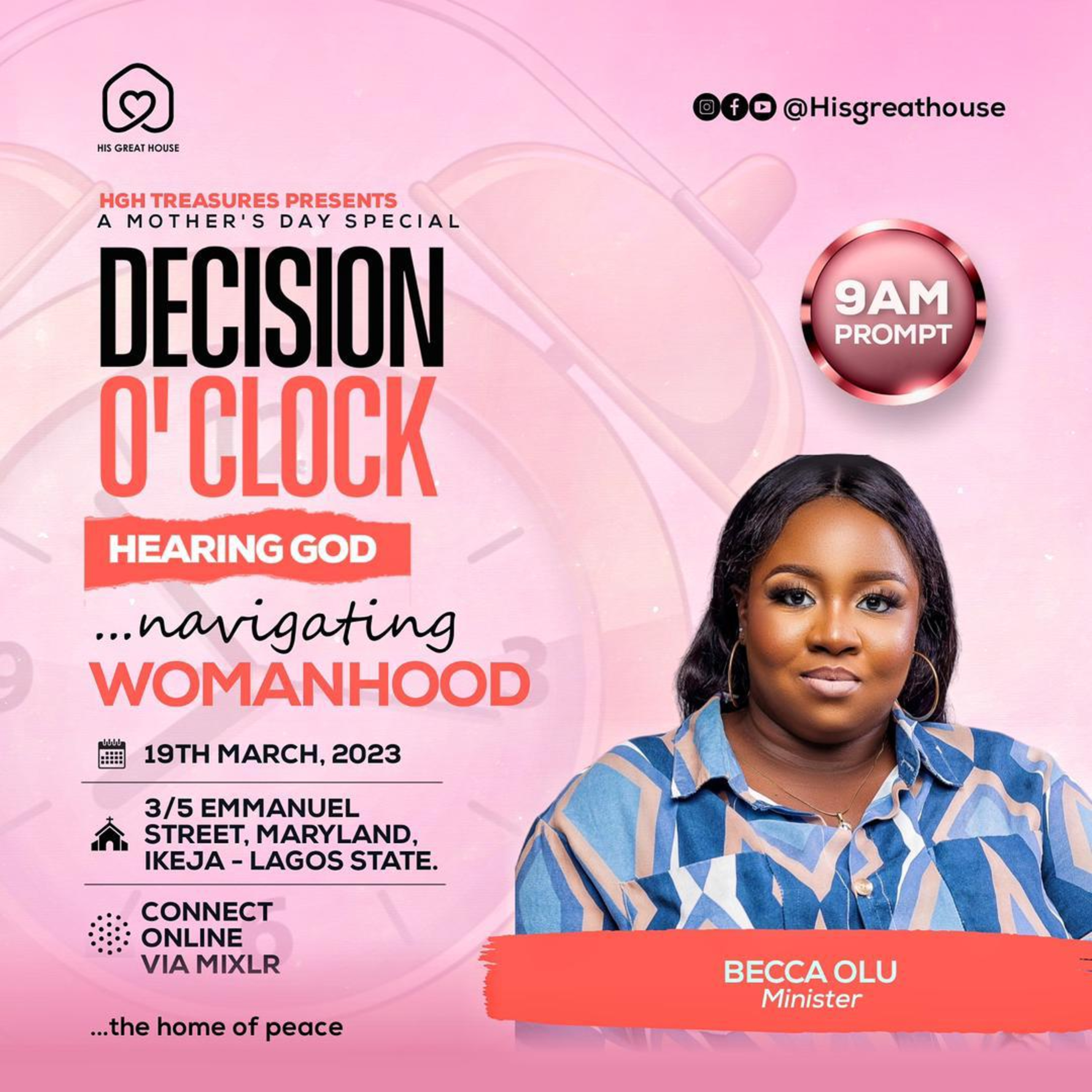 Decision O'Clock; Hearing God  episode artwork