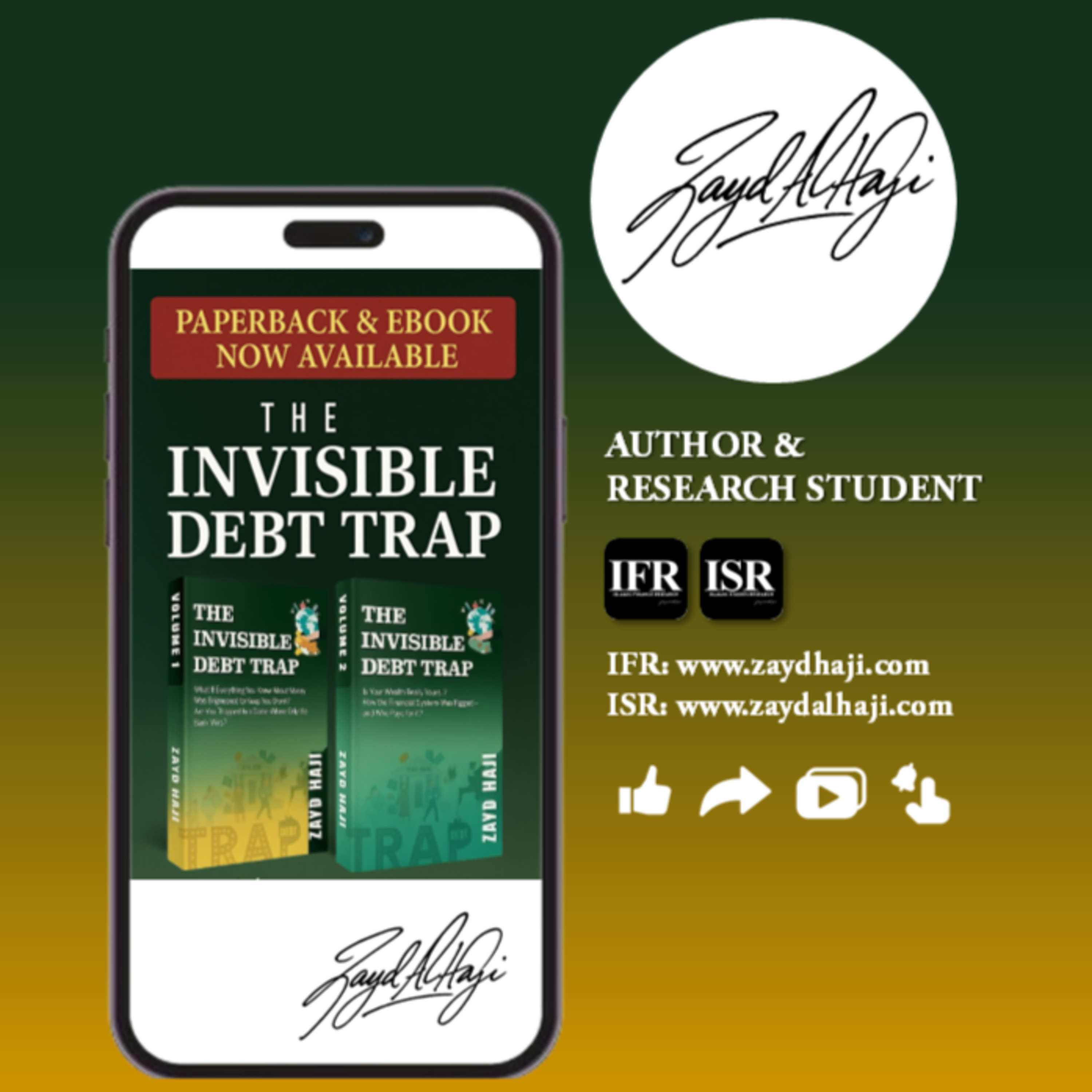 The Invisible Debt Trap by Zayd Iqbal Haji | Discover How Interest-Based Systems Enslave Nations, Destroy Wealth, and Undermine Morality | Riba Exposed, Justice Revived episode artwork
