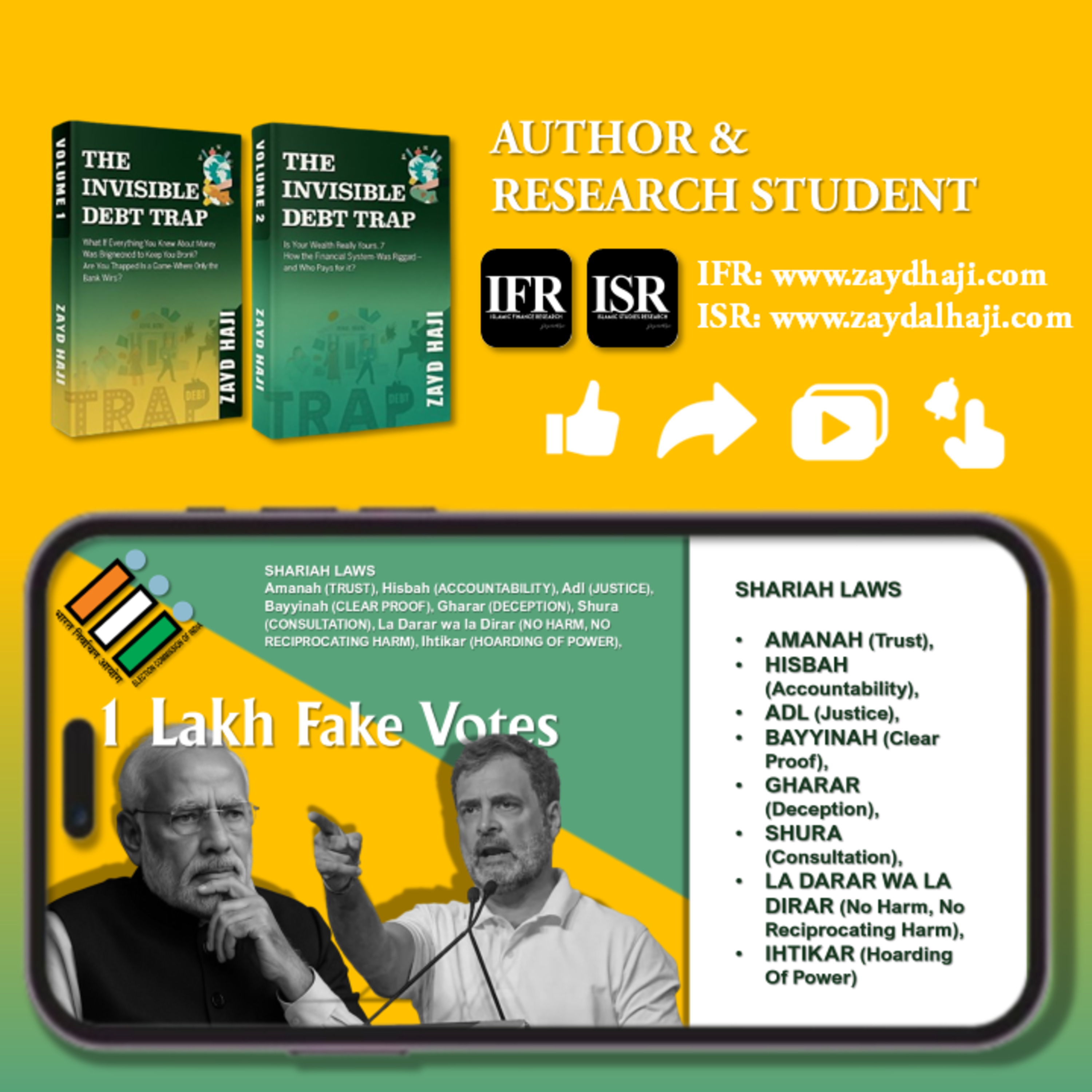 #VoteChori | Voter Fraud | India Election Scam Exposed | BJP Vote Scam | Election Commission EC Controversy Democracy Crisis | Rahul Gandhi on Fake Voters | IFR ISLAMIC FINANCE RESEARCH | ZAYD HAJI episode artwork