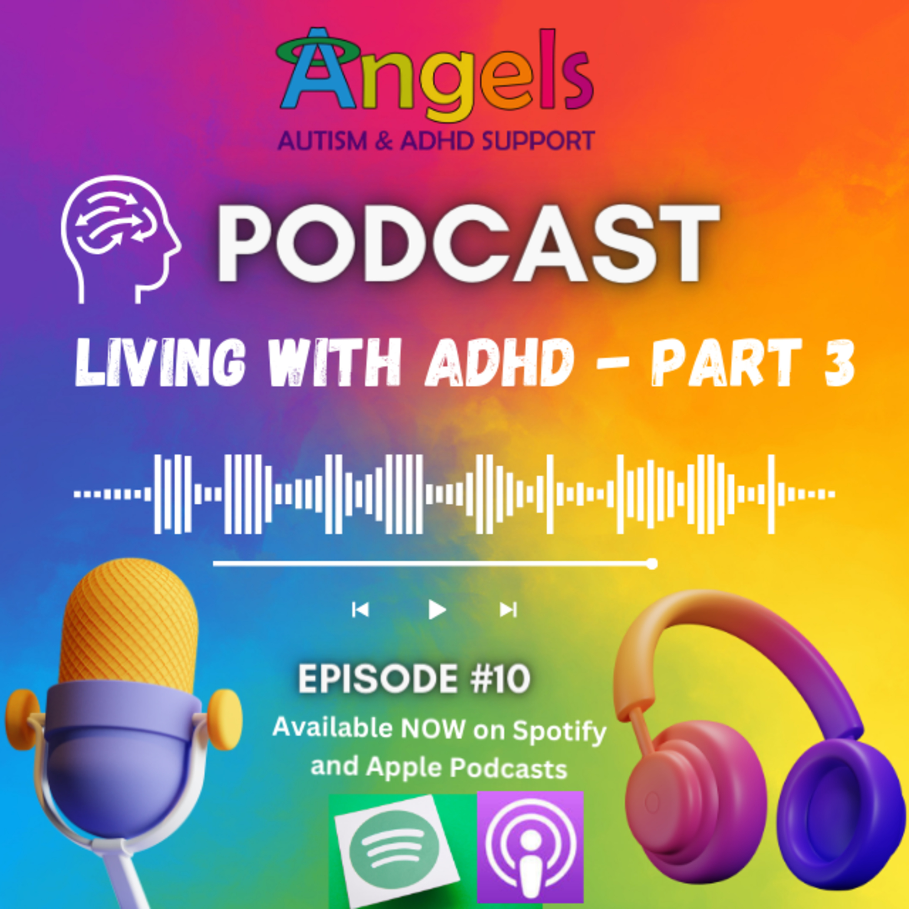 Living with ADHD Part 3 episode artwork