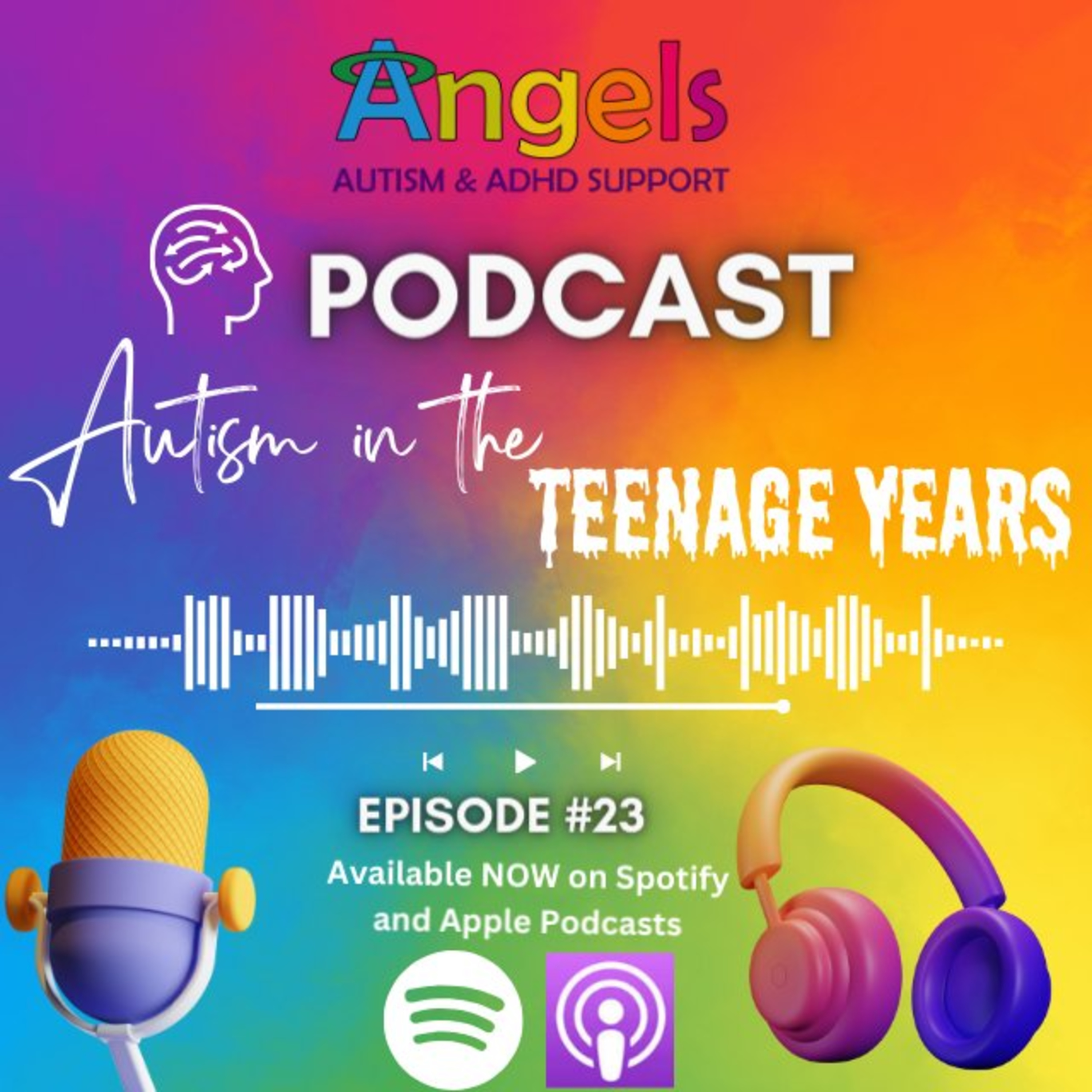 Autism in the teenage years episode artwork