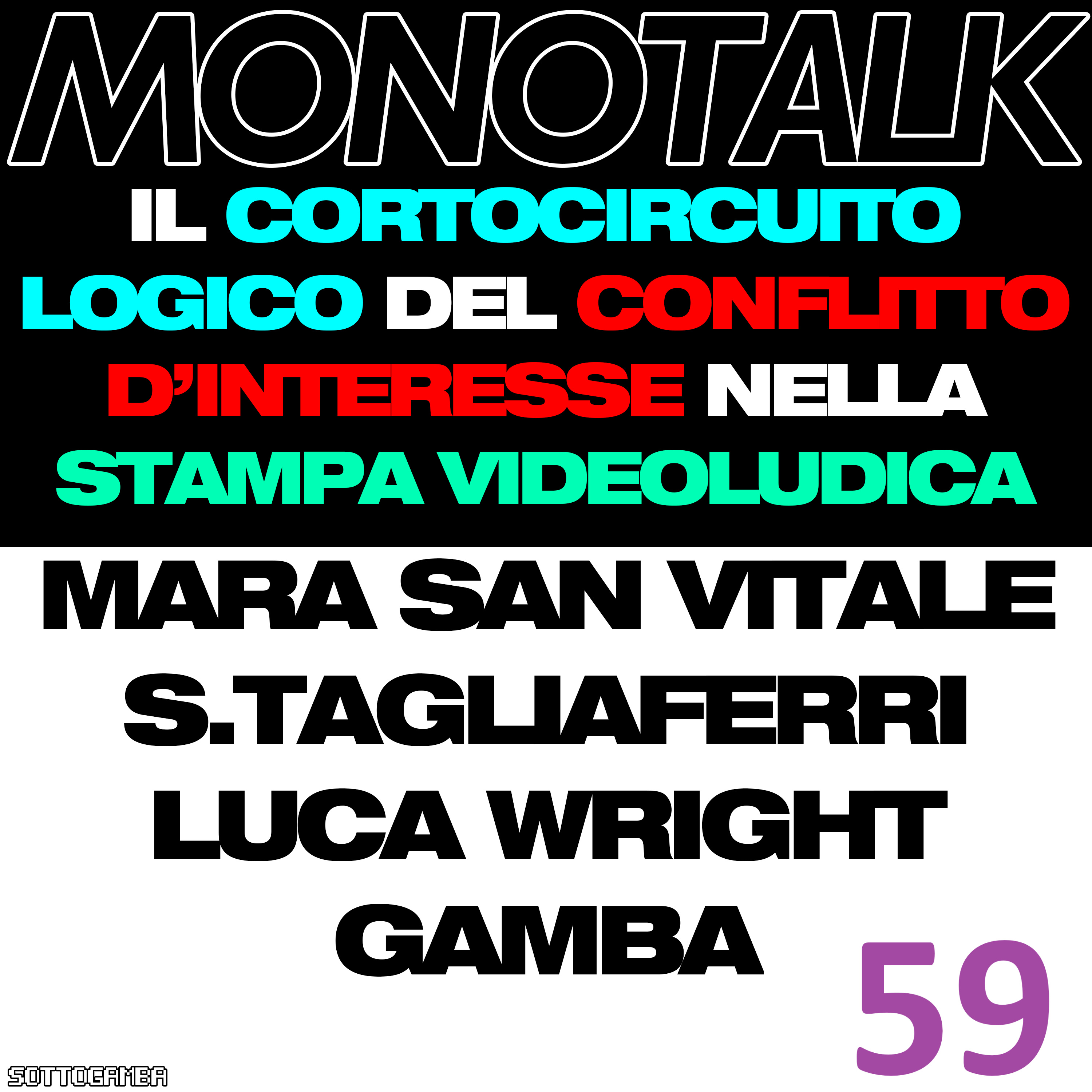 Monoleg 59 - Il cortocircuito logico del conflitto d'interesse nella stampa videoludica episode artwork