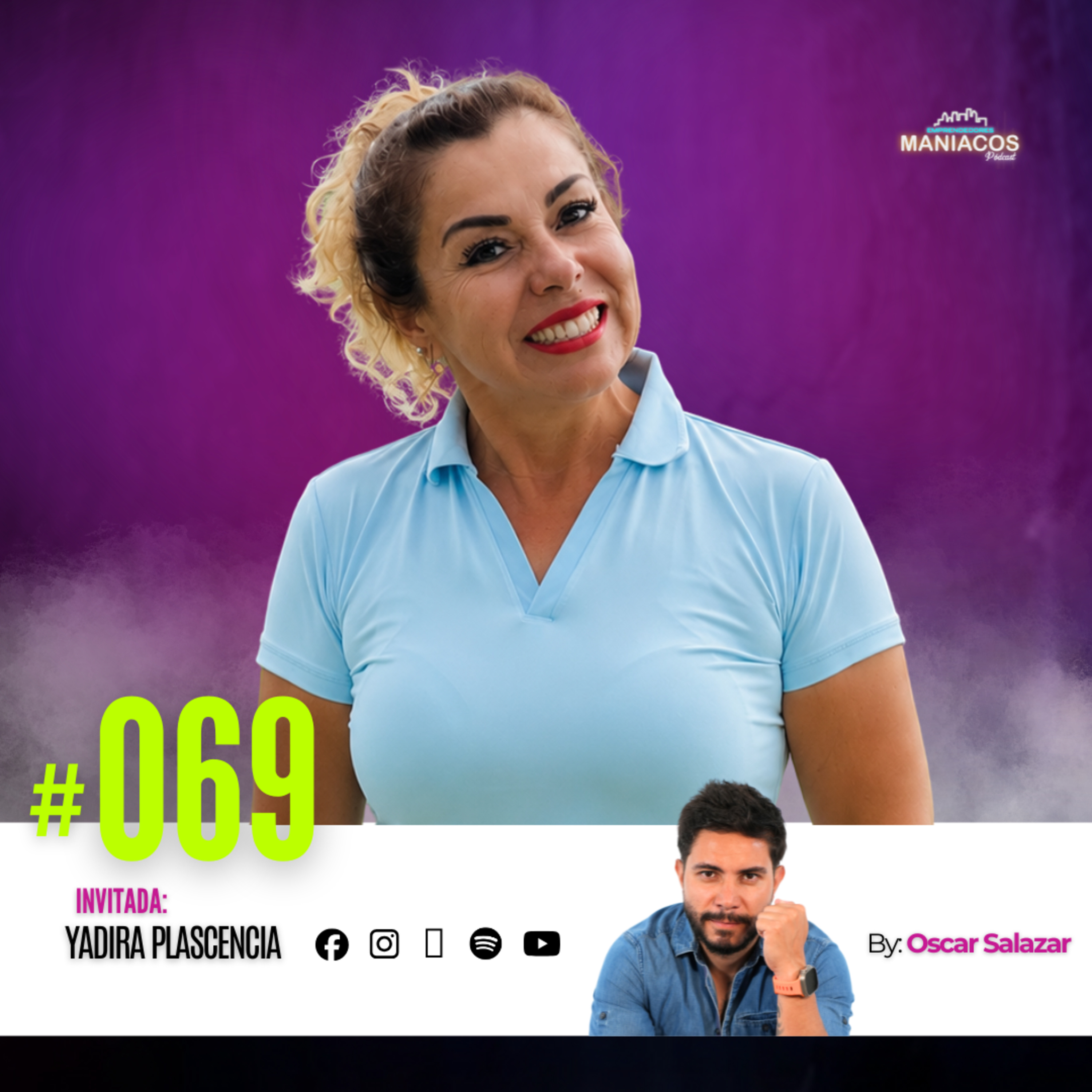 El golf me enseñó a ganar mucho antes de competir | YADIRA PLASCENCIA en MANIACOS PODCAST #69 episode artwork
