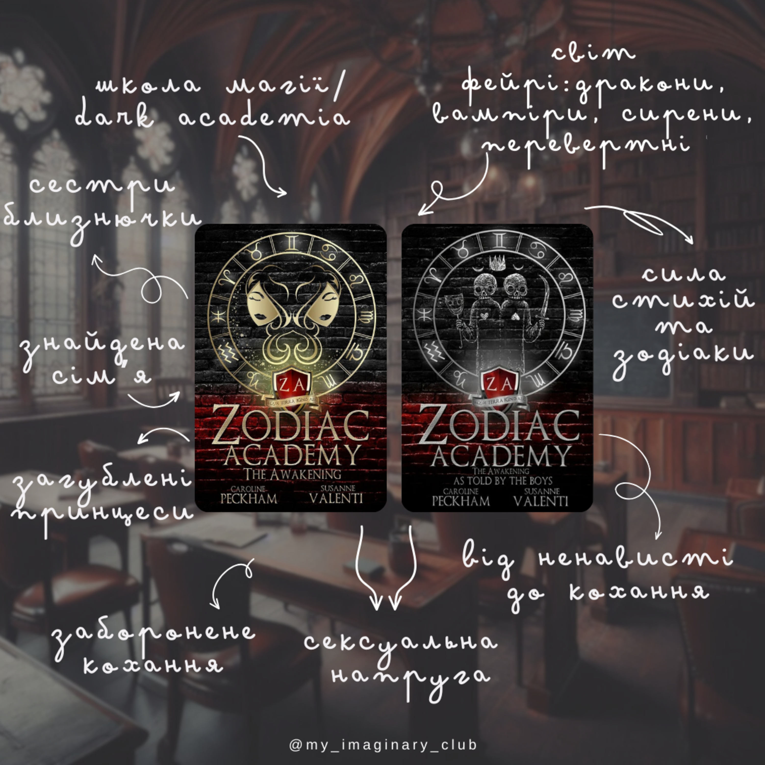 Огляд та переказ книг “The Awakening”, Zodiac Academy  episode artwork