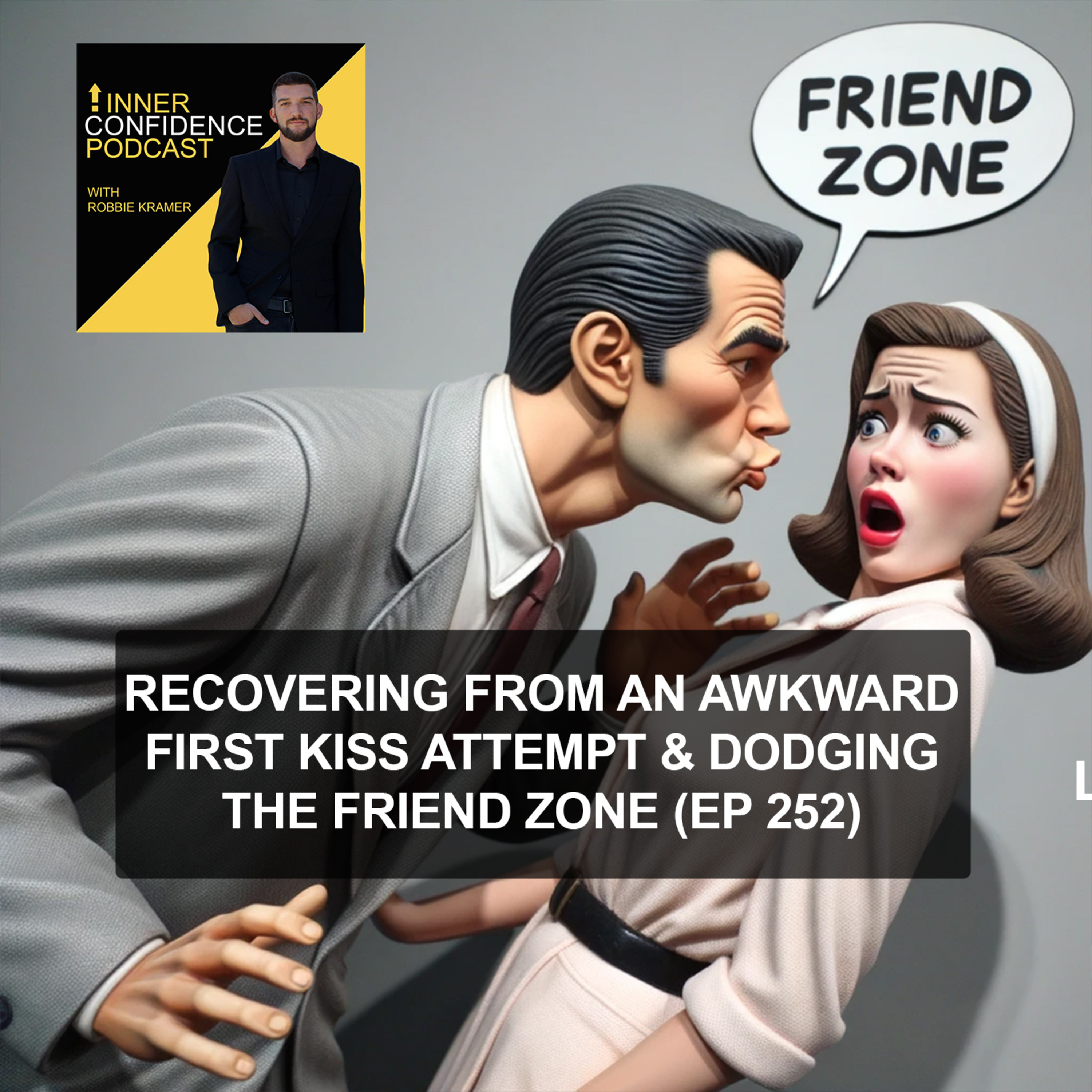 Recovering From An Awkward First Kiss Attempt & Dodging the Friend Zone (Ep 252) episode artwork