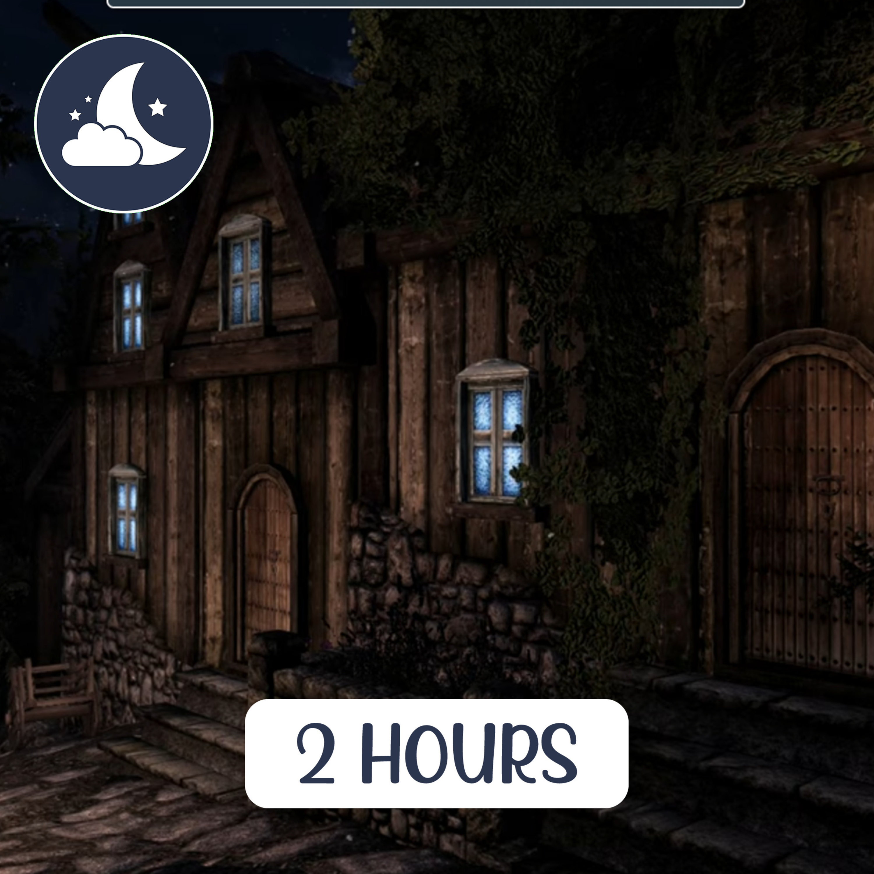 Skyrim Cozy Village Nights | Ambience for Sleep, Study & Relaxation | 2 Hours No Music