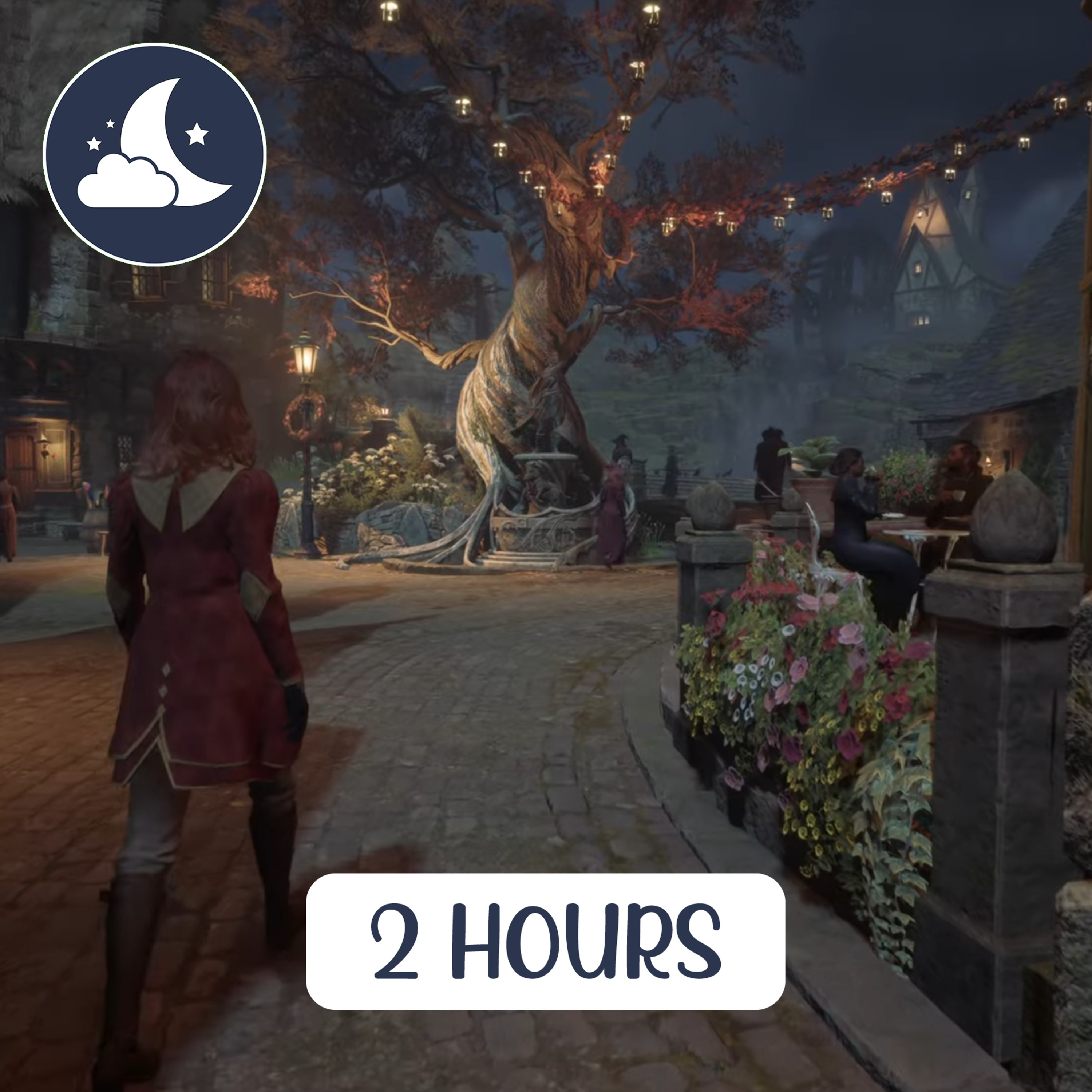 Hogwarts Legacy ASMR | Hogsmeade Serenity: Relaxing Walk Ambience for Sleep & Meditation