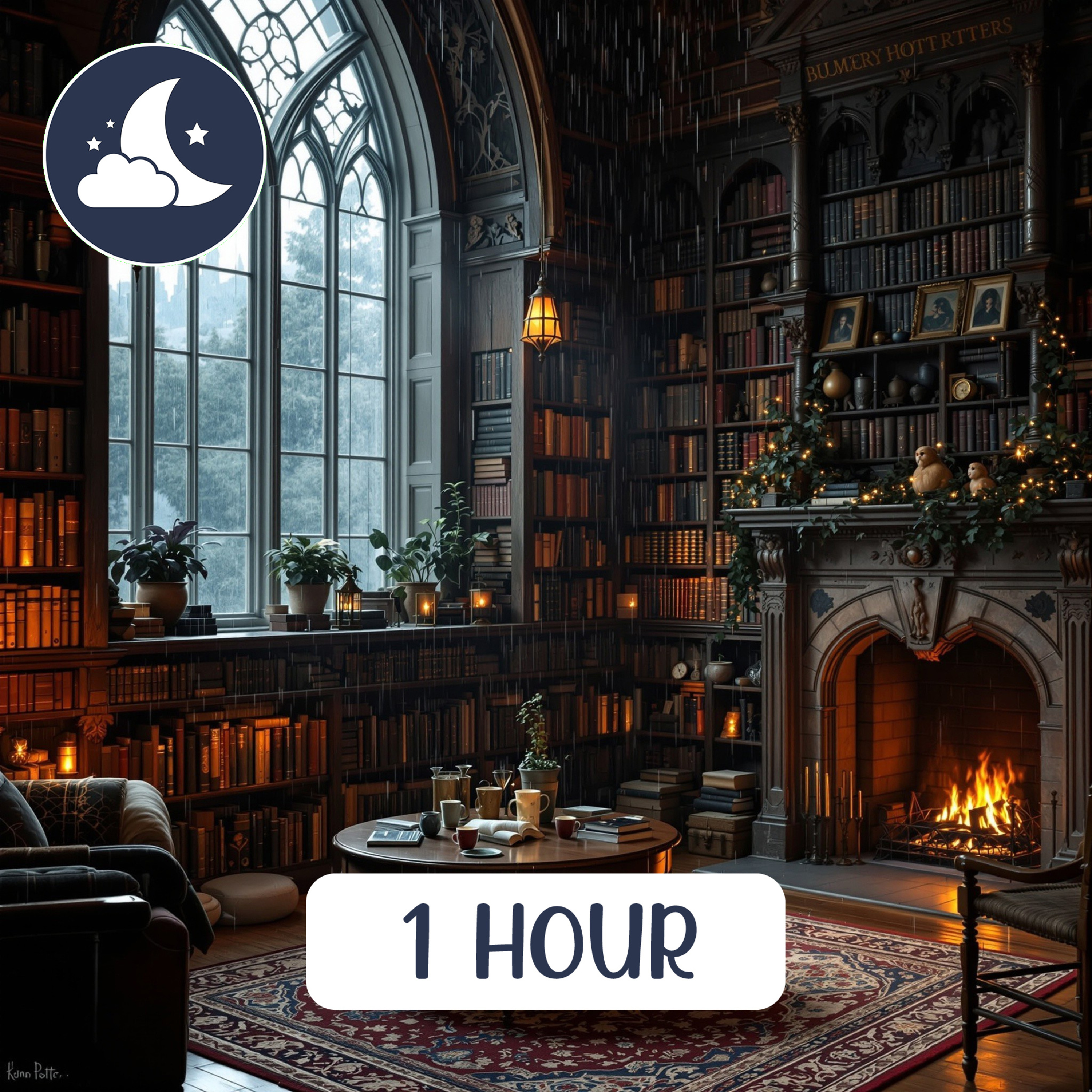 Hogwarts Library ASMR: Harry Potter Inspired Ambient Sounds for Sleep, Relaxation & Study