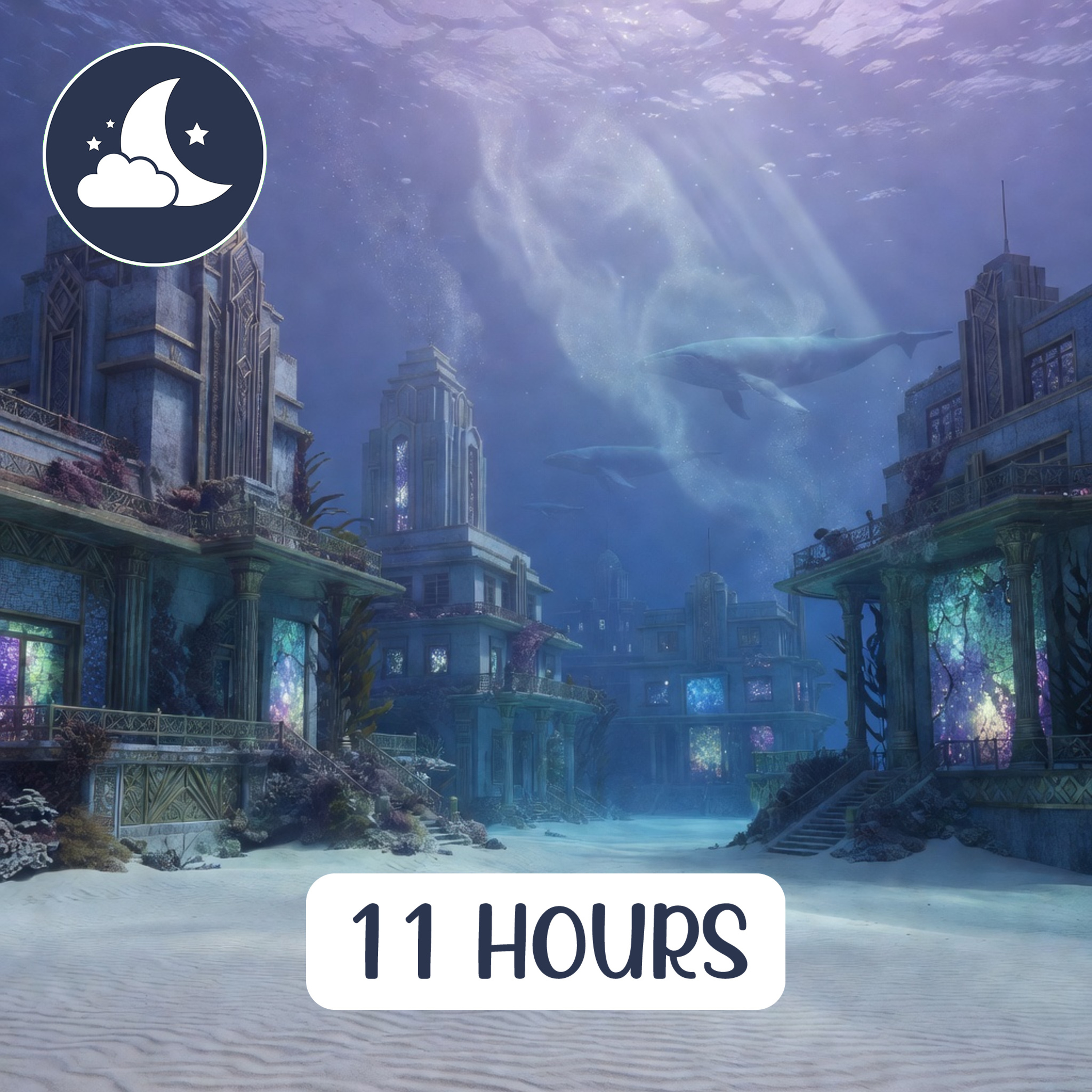 Bioshock Underwater Oldies Music with Whale Sounds | 11 Hours Deep Sleep ASMR Ambience episode artwork