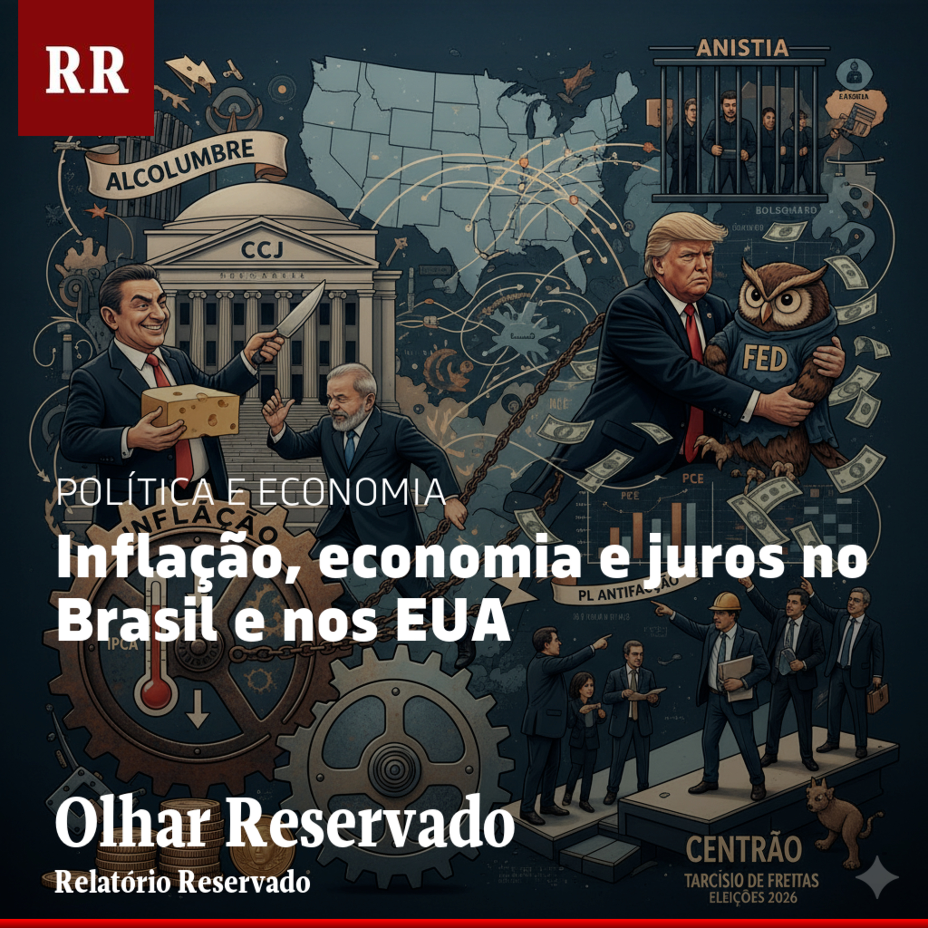 Inflação, economia e juros no Brasil e nos EUA | RR episode artwork