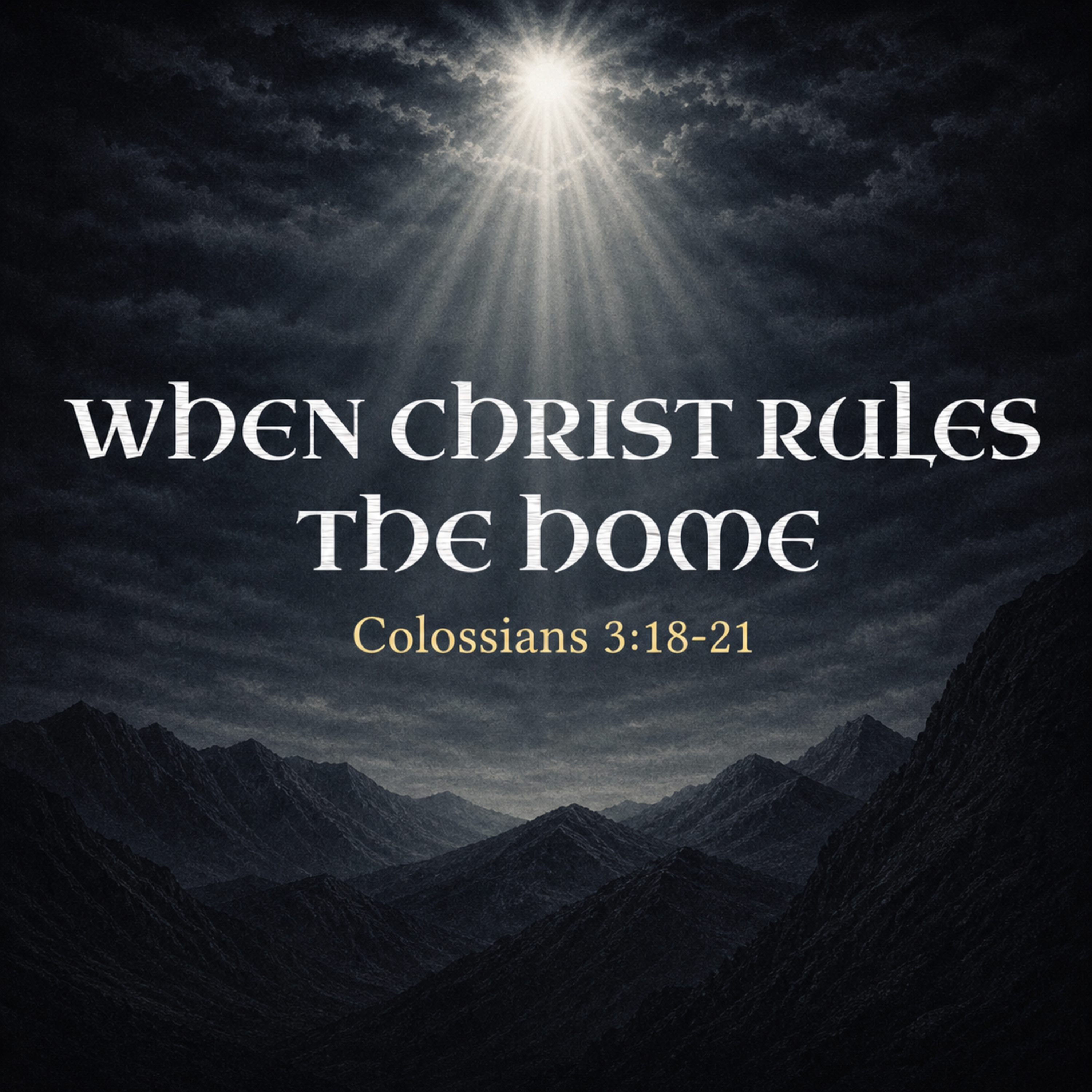 "When Christ Rules The Home" episode artwork