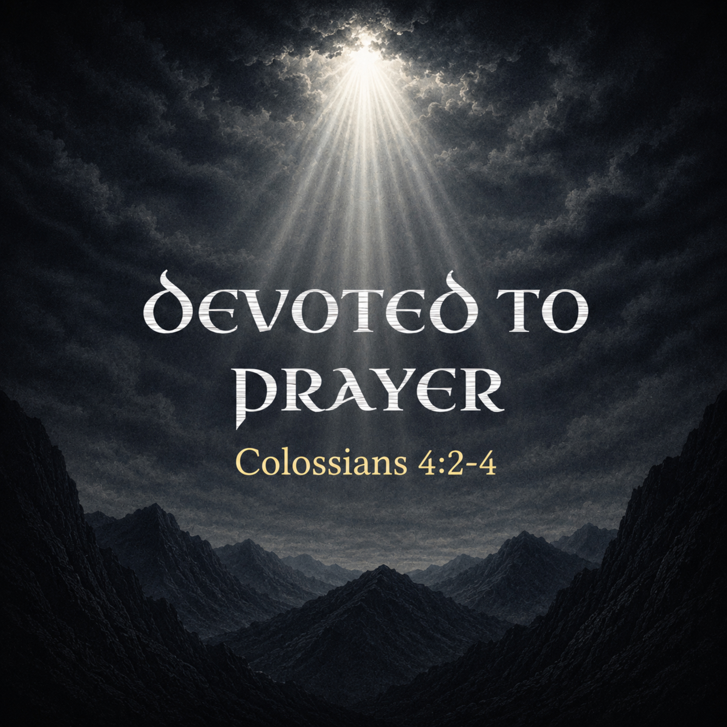 "Devoted To Prayer" episode artwork
