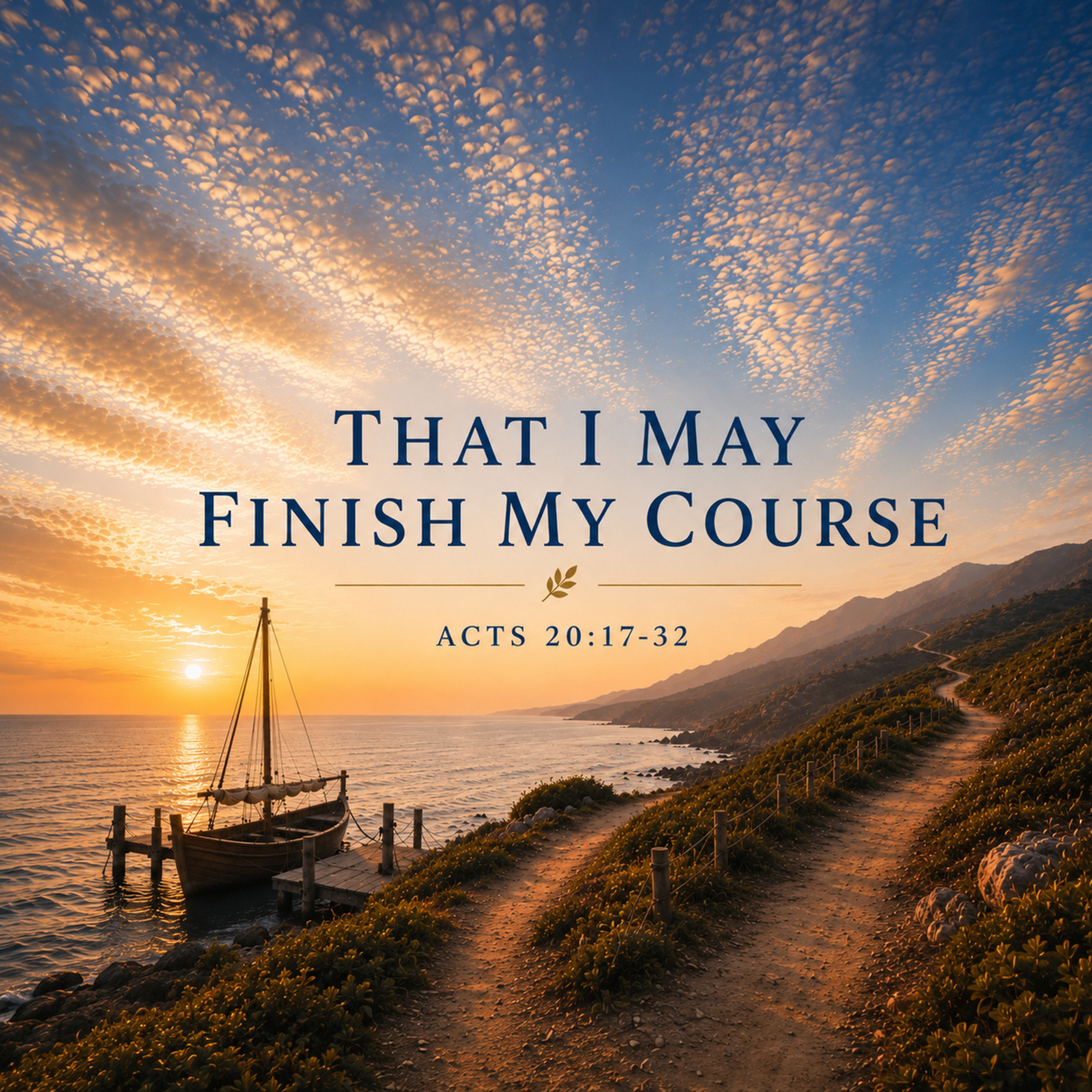 "That I May Finish My Course" episode artwork